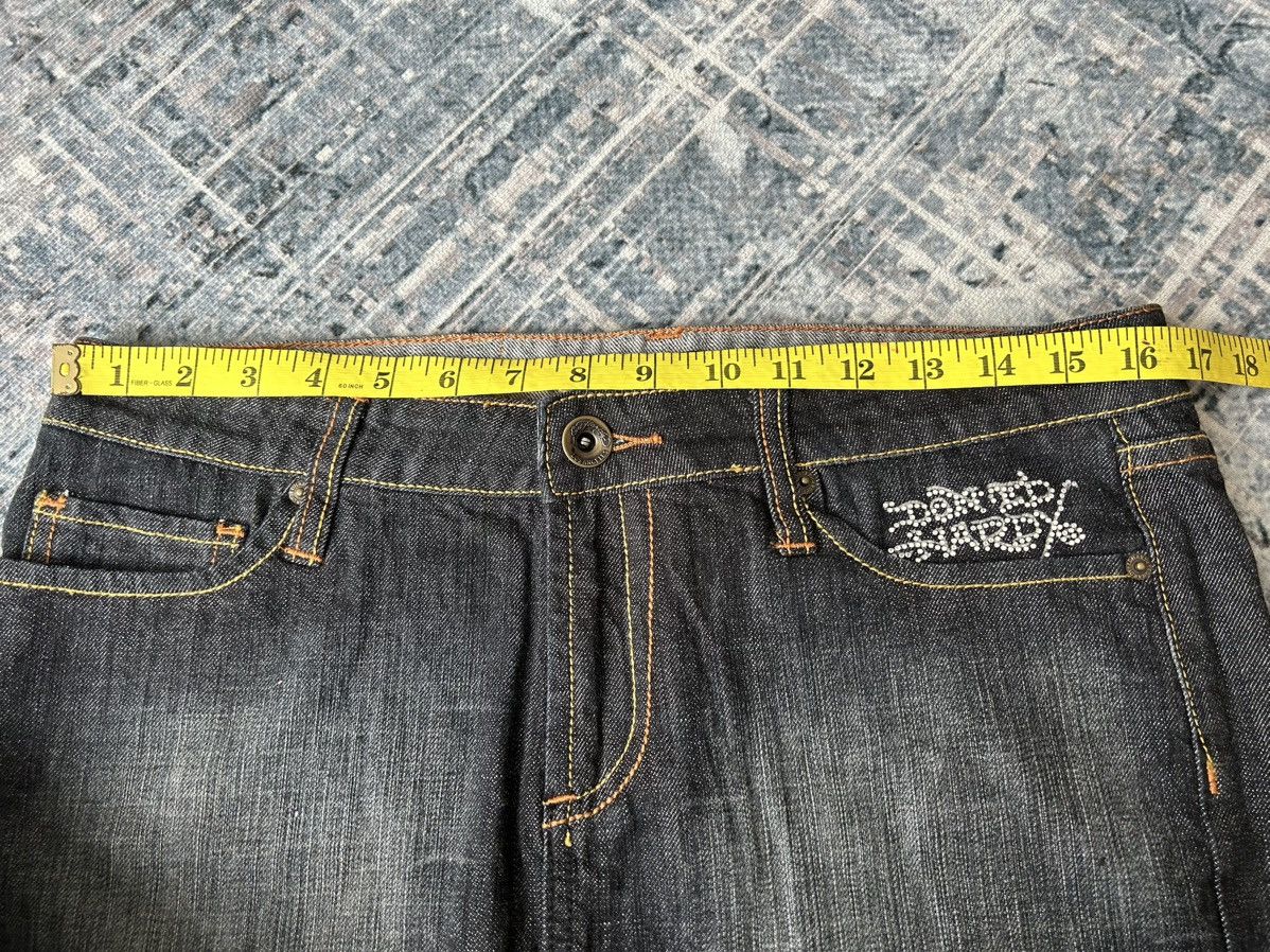 Ed Hardy Ed Hardy Rhinestone Jeans Skirt Size 33" - 15 Thumbnail