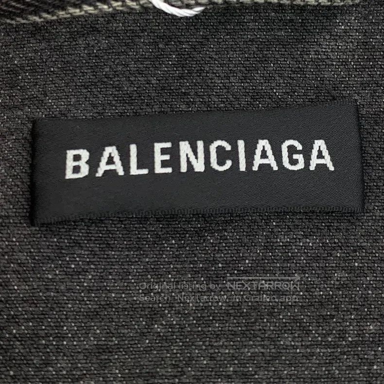 Balenciaga Balenciaga Black Graffiti Letter Printed Cotton Point Coll Size US S / EU 44-46 / 1 - 6 Thumbnail