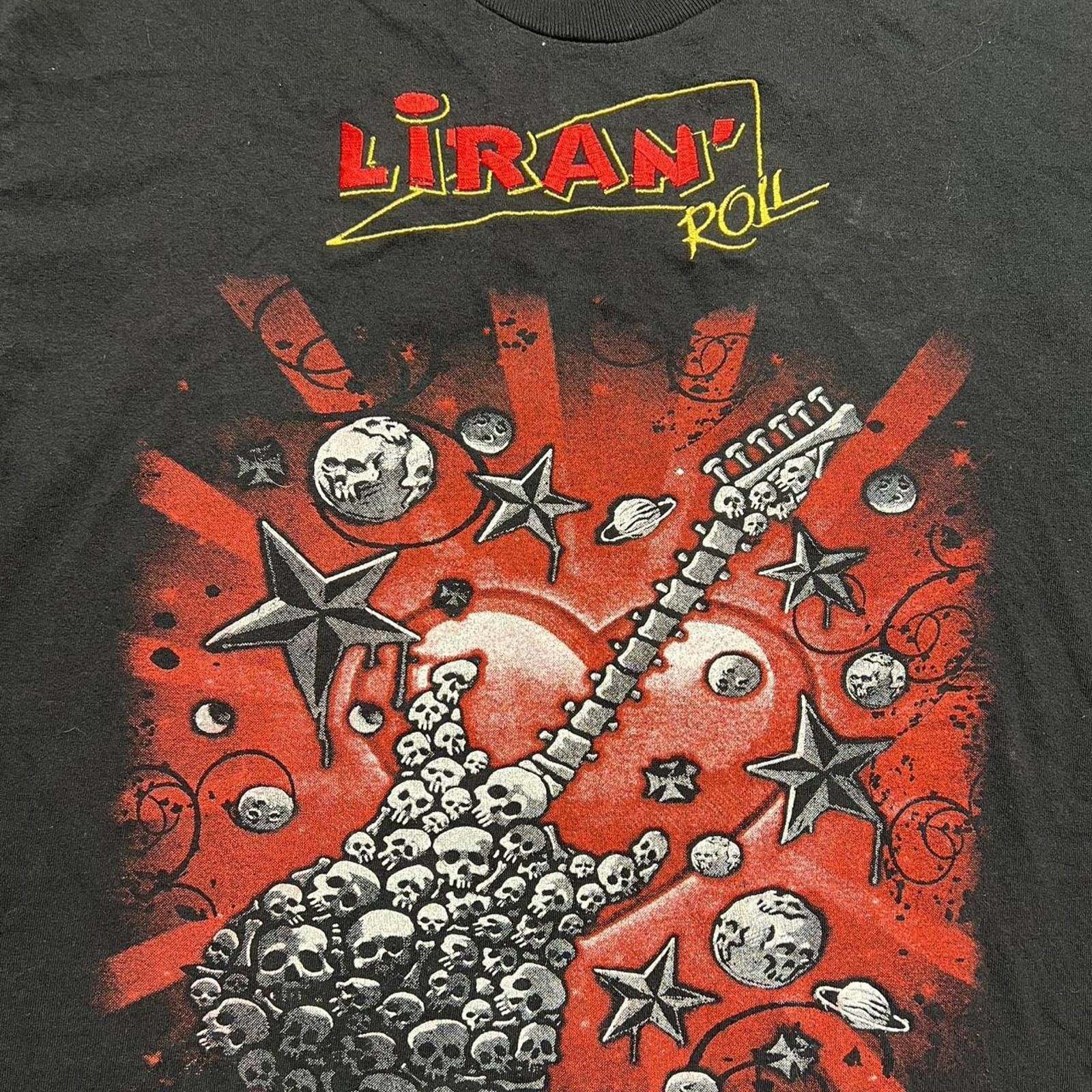 Other Vintage Liran’ Roll Skull Guitar Double Sided T-shirt Size US L / EU 52-54 / 3 - 4 Thumbnail