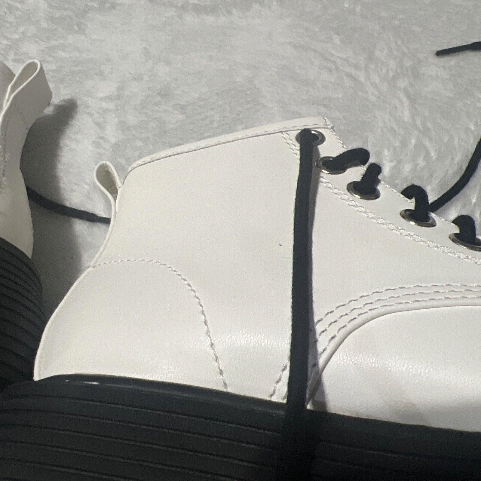 Designer Delia’s Womens 5 White Lace Up Combat Boots Dolls Kill Shoes Size US 5 / IT 35 - 7 Thumbnail