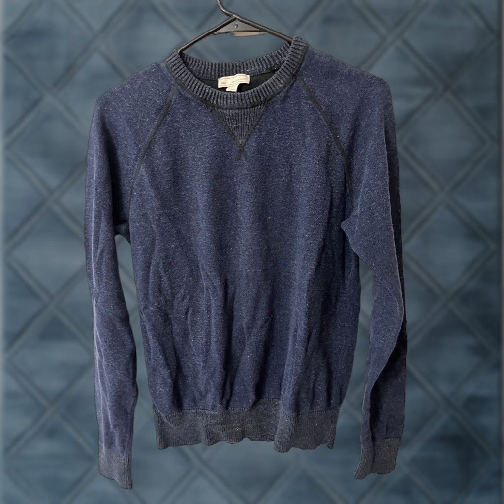 Gap VINTAGE Gap Sweater Mens Small Blue Pullover Solid Fleece Crew Neck Outdoor S Regular Size US S / EU 44-46 / 1 - 1 Thumbnail