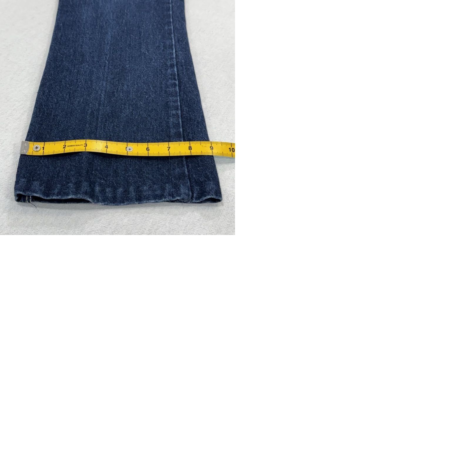 Jordache VTG 80s Jordache Horse-head Blue Jeans Size 36 Regular Unisex Adults 32x26 Dark Wash Flared High Rise Button Zip Cotton Denim Jeans Size US 32 / EU 48 - 10 Thumbnail