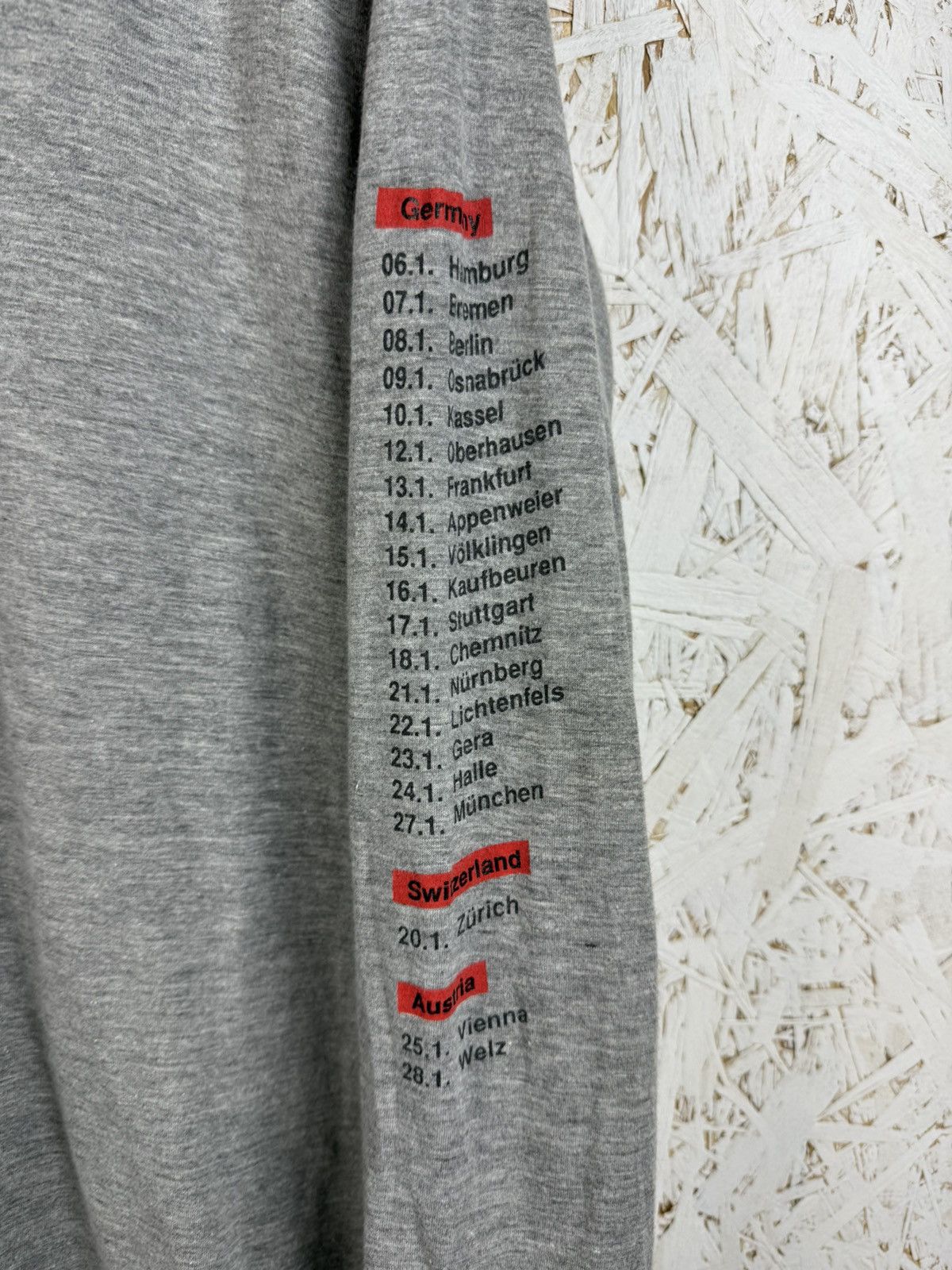 Band Tees 90s Kreator World After The Rain 1993 Thrash Metal L/S Grey Size US L / EU 52-54 / 3 - 8 Thumbnail