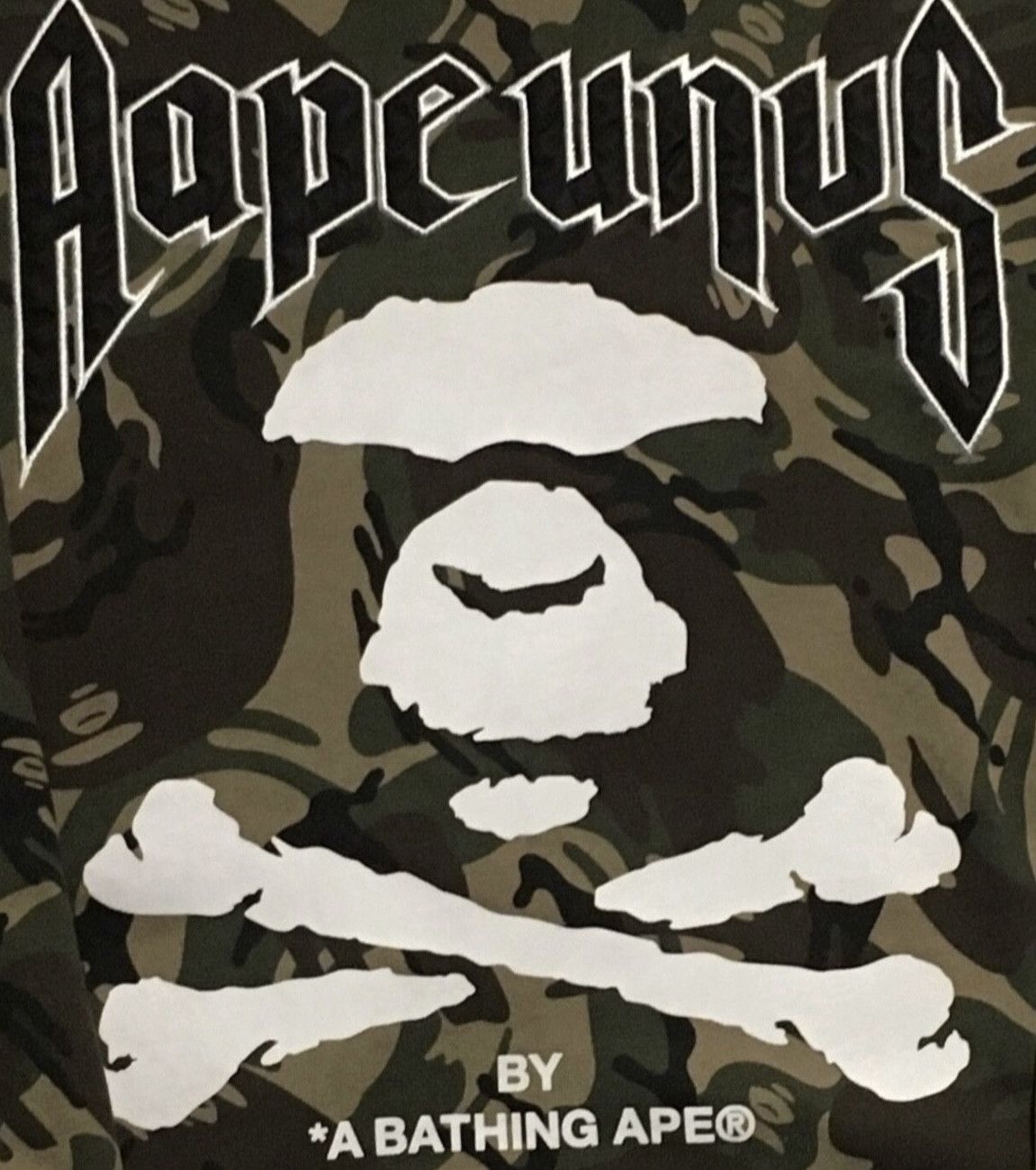 Aape × Bape Bape Aape camo crew neck sweatshirt Size US L / EU 52-54 / 3 - 5 Thumbnail