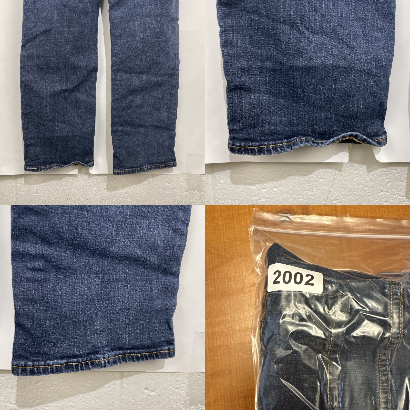Lucky Brand Lucky Brand Jeans Mens 34X30 Blue 221 Straight Model Dark Wash Denim Jeans 5-Pocket Belt Loops Regular Fit Cotton Spandex Machine Washable Size US 34 / EU 50 - 10 Thumbnail