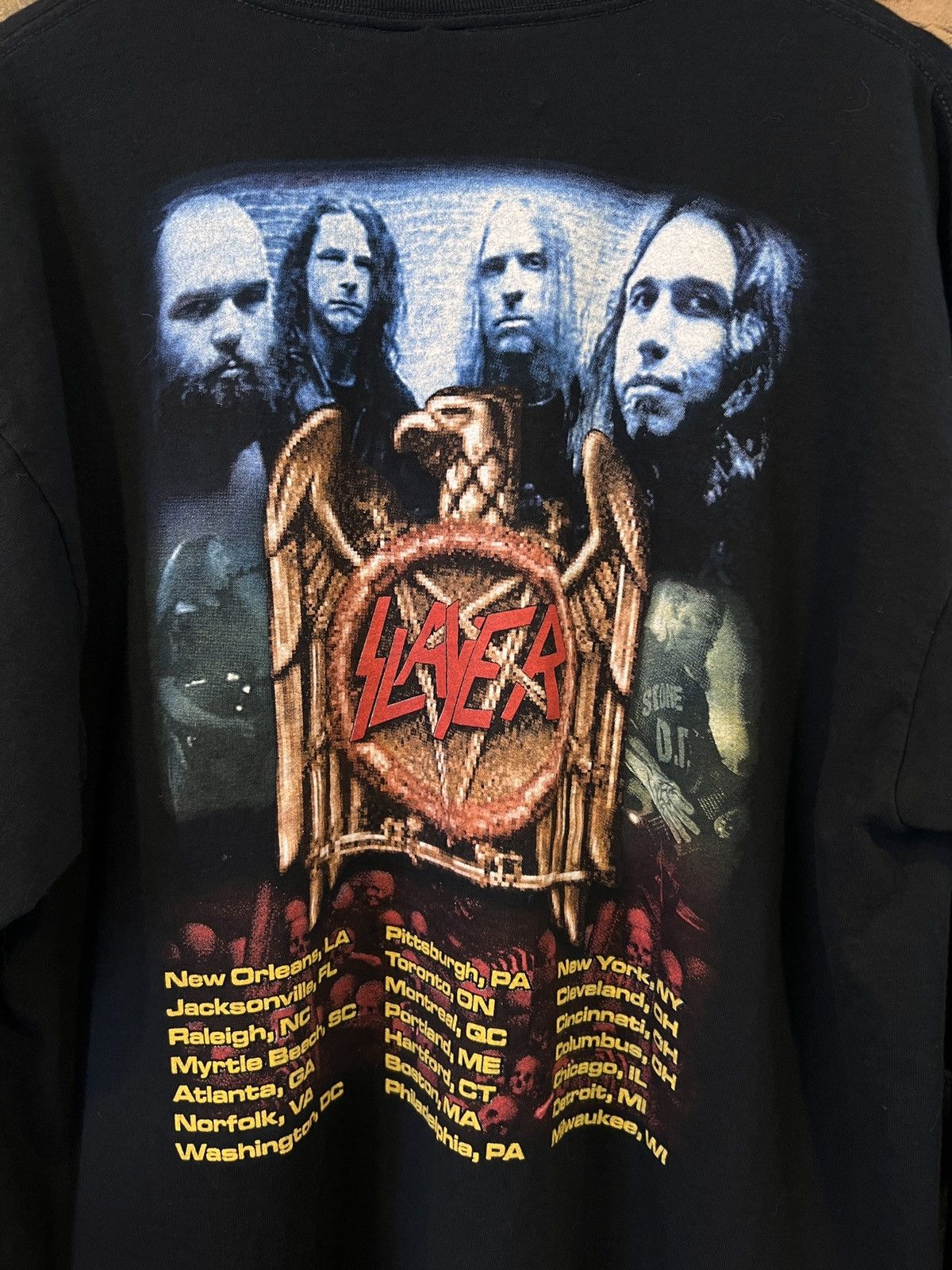 Band Tees 00s Slayer “God Hates Us All” Long sleeve Size US XL / EU 56 / 4 - 4 Thumbnail