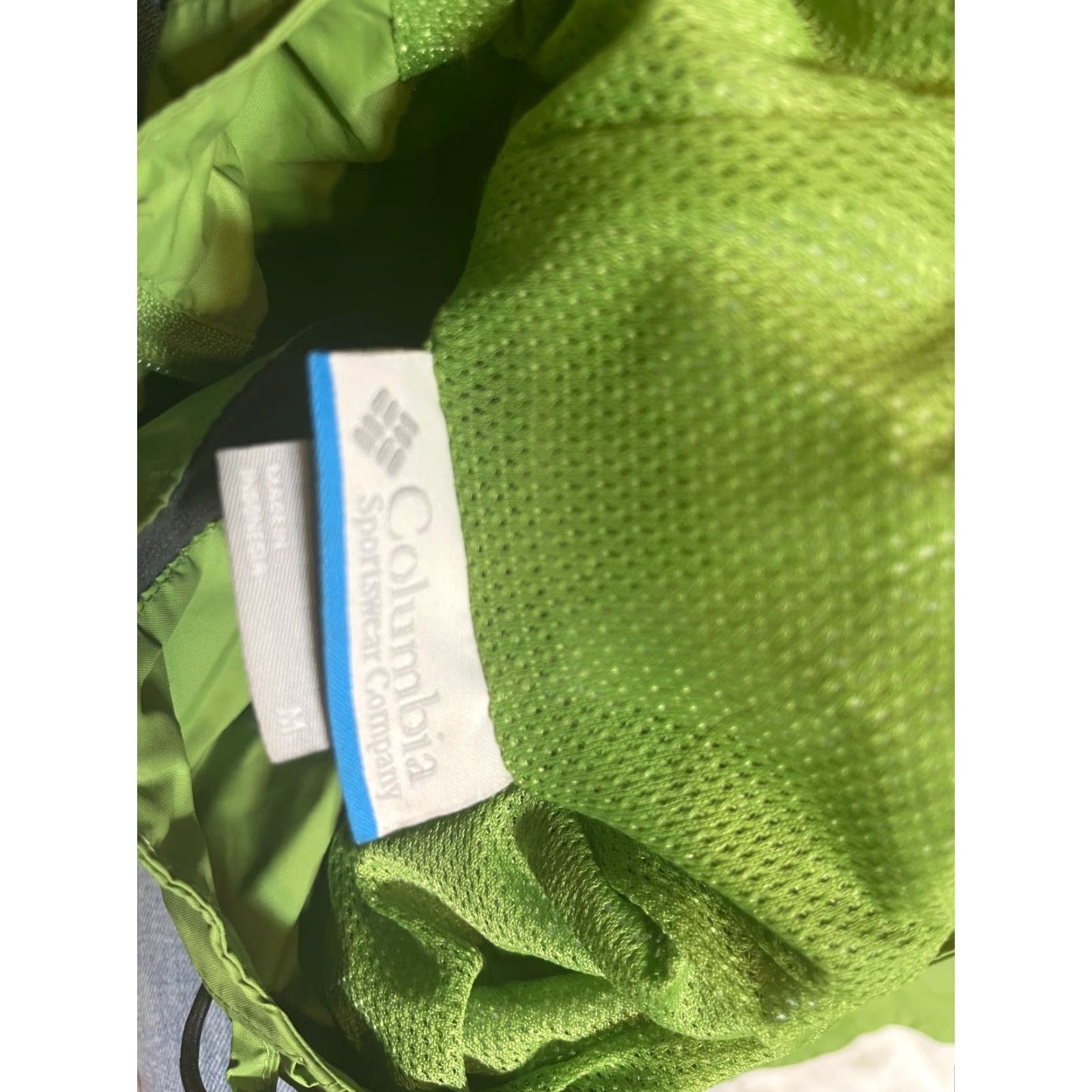 Vintage Columbia Jacket Womens Medium M Green White Hooded Full Zip Zipped Pockets Regular Sized Adult Womens Product Size M / US 6-8 / IT 42-44 - 6 Thumbnail