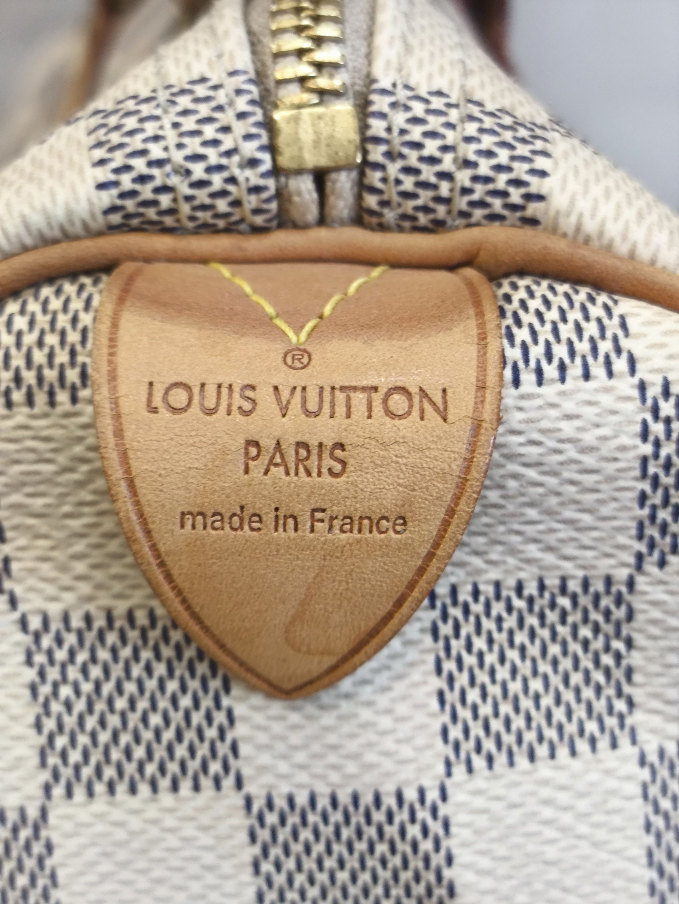 Louis Vuitton Louis Vuitton Azur 30 Speedy Bag Size ONE SIZE - 10 Thumbnail