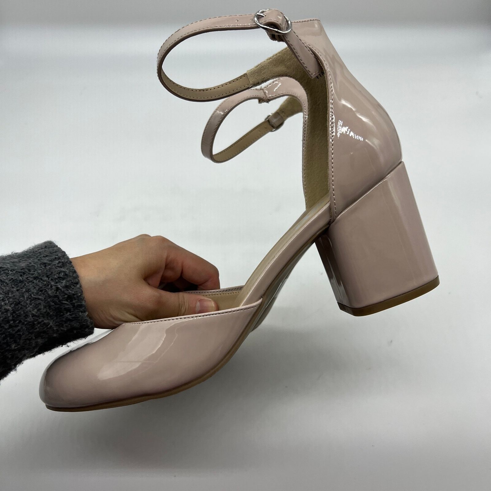 Other Pop Womens Gal Block Heel Nude Pumps Size 11M Size US 11 / IT 41 - 5 Thumbnail
