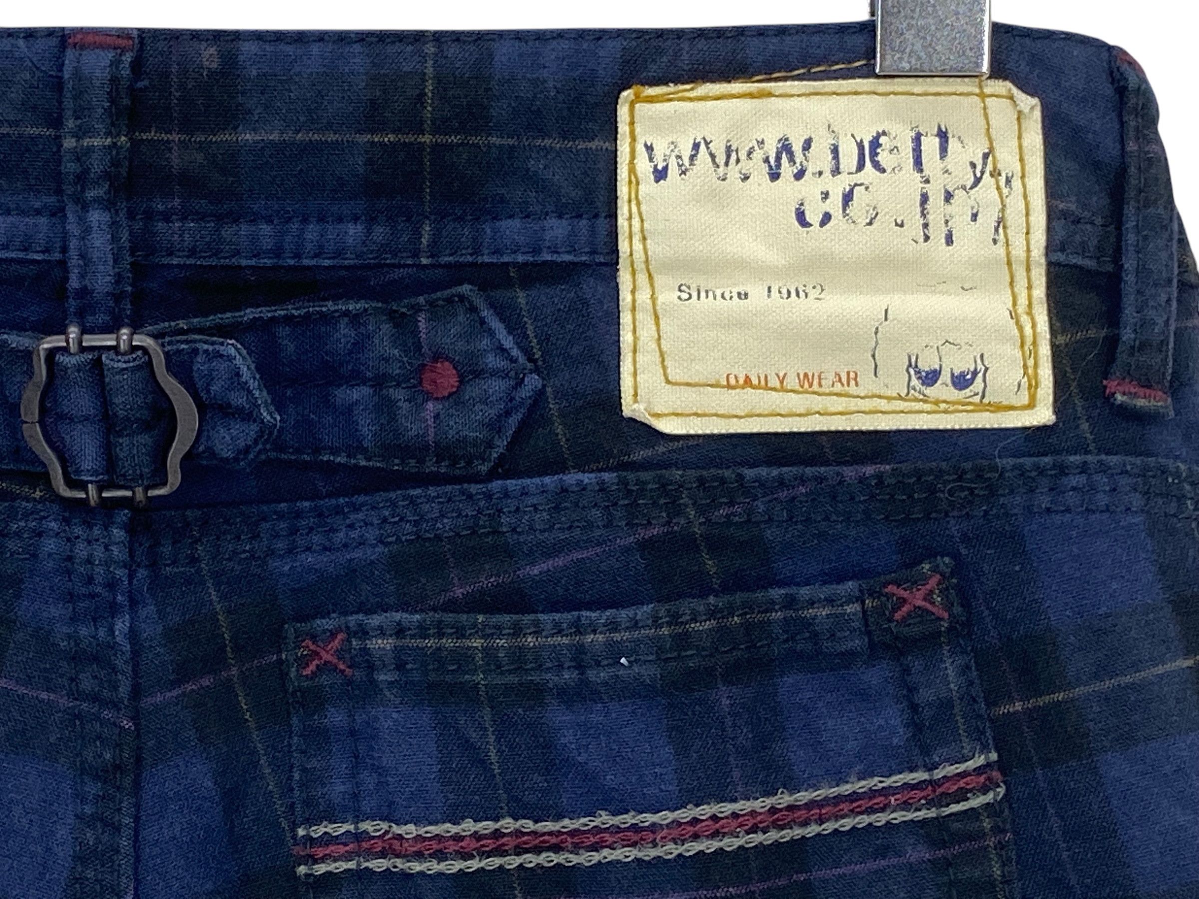 Japanese Brand Betty Smith Checkered Skinny Pants Buckle Back Pants Size 27" / US 4 / IT 40 - 9 Thumbnail