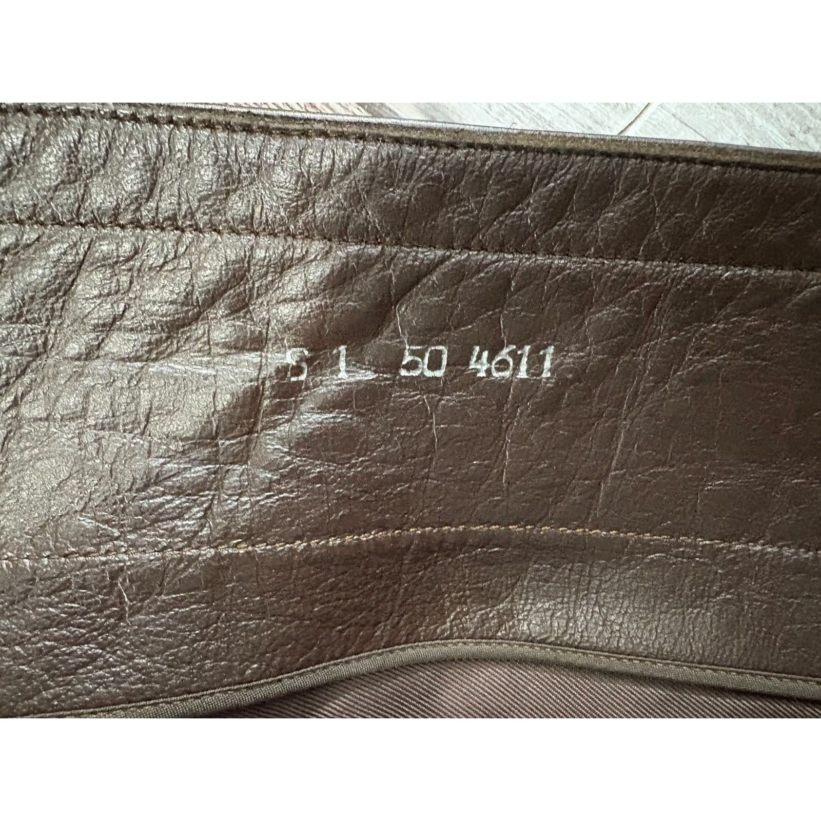 Other Bergfreund German leather coat trench coat sz 50 40's WWII E Size US L / EU 52-54 / 3 - 5 Thumbnail