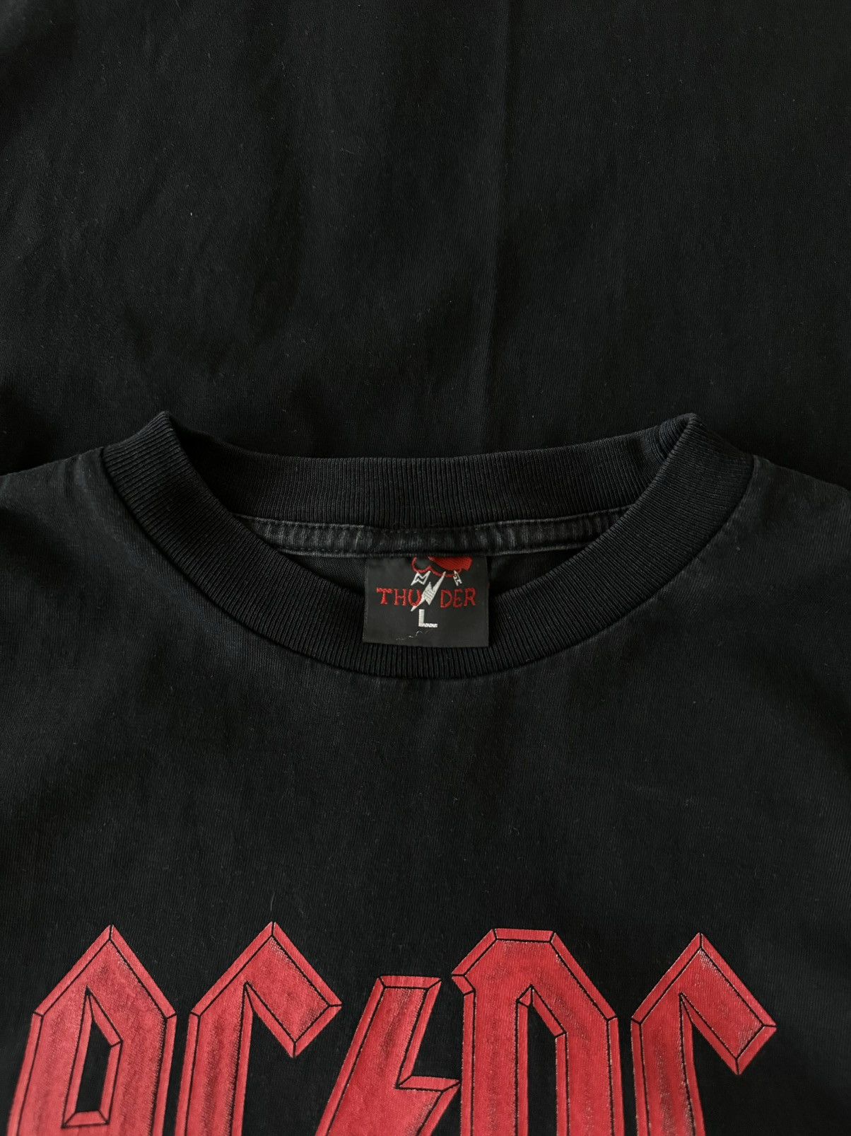 AC/DC × Band Tees × Vintage Vintage 00s AC/DC ‘Back In Black’ Band T-Shirt Size US L / EU 52-54 / 3 - 4 Thumbnail