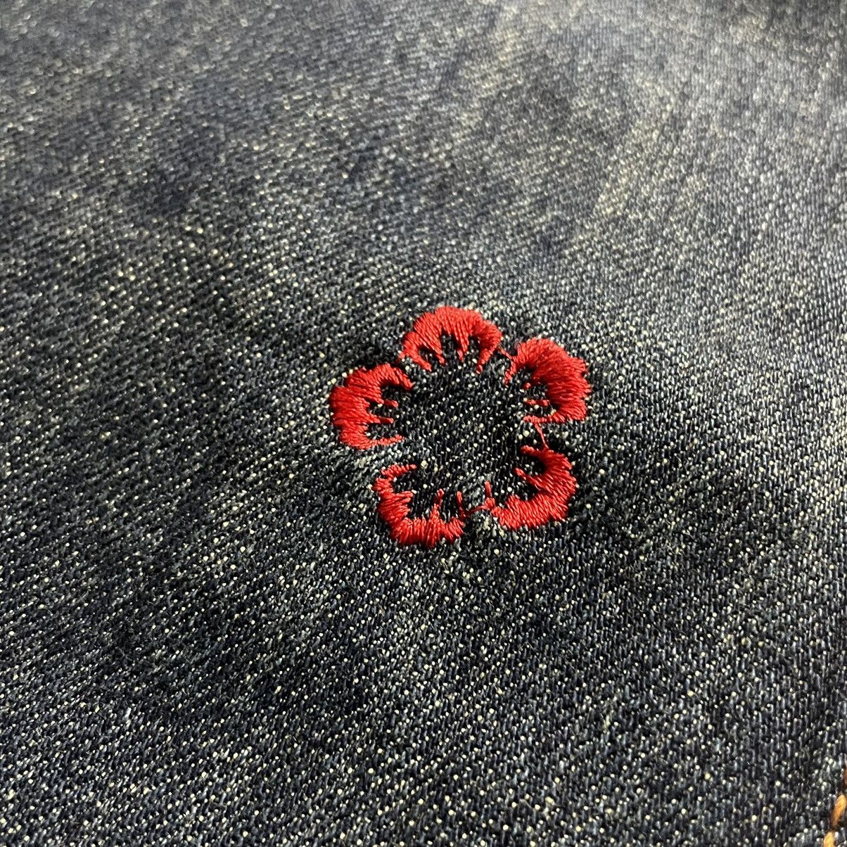 Takeo Kikuchi 🇯🇵 TAKEO KIKUCHI EMBROIDERED FLORAL DENIM PANTS Size 31" - 14 Thumbnail
