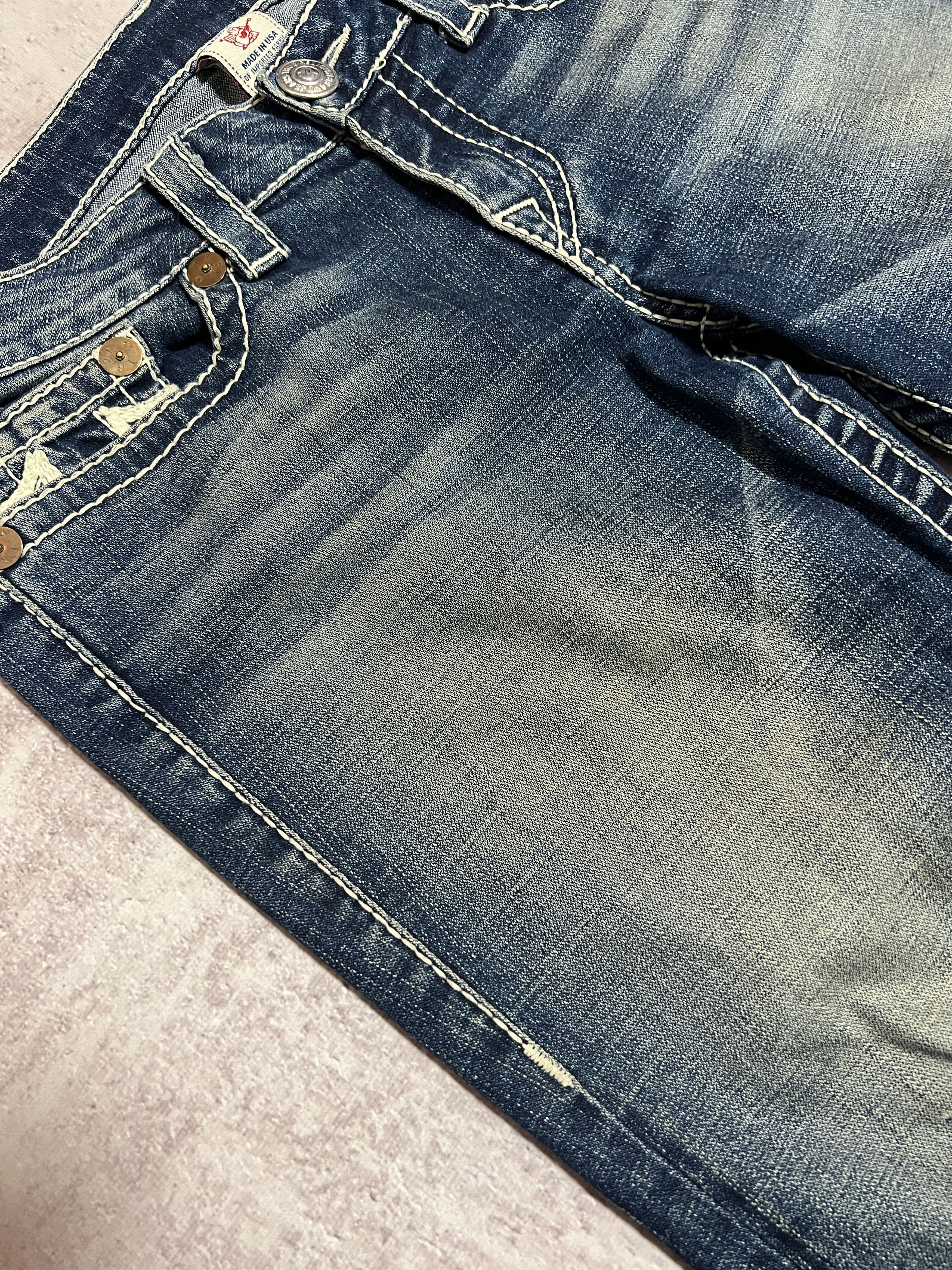 True Religion Vintage True religion Y2K Rainbow Gina denim jeans Size 31" - 16 Thumbnail