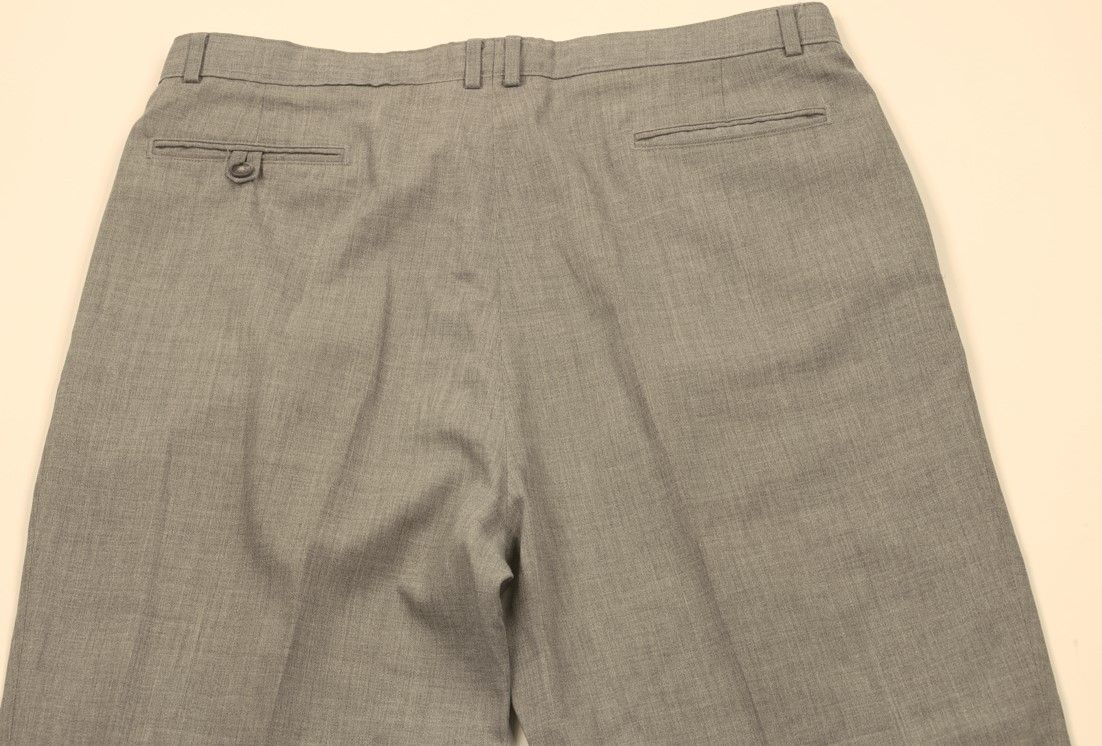 Vintage Vintage 70s Streetwear Chambray Pleated Chino Pants Gray Size US 34 / EU 50 - 11 Thumbnail