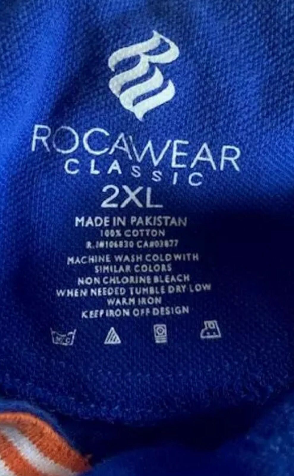 Rocawear Men's blue Rocawear Classic 2XL polo shirt Size US XXL / EU 58 / 5 - 4 Thumbnail