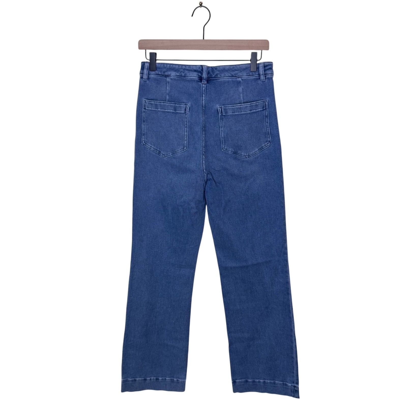 Faherty FAHERTY Stretch Terry Patch Denim Pant Size 29 BLUE Size 29" - 2 Thumbnail