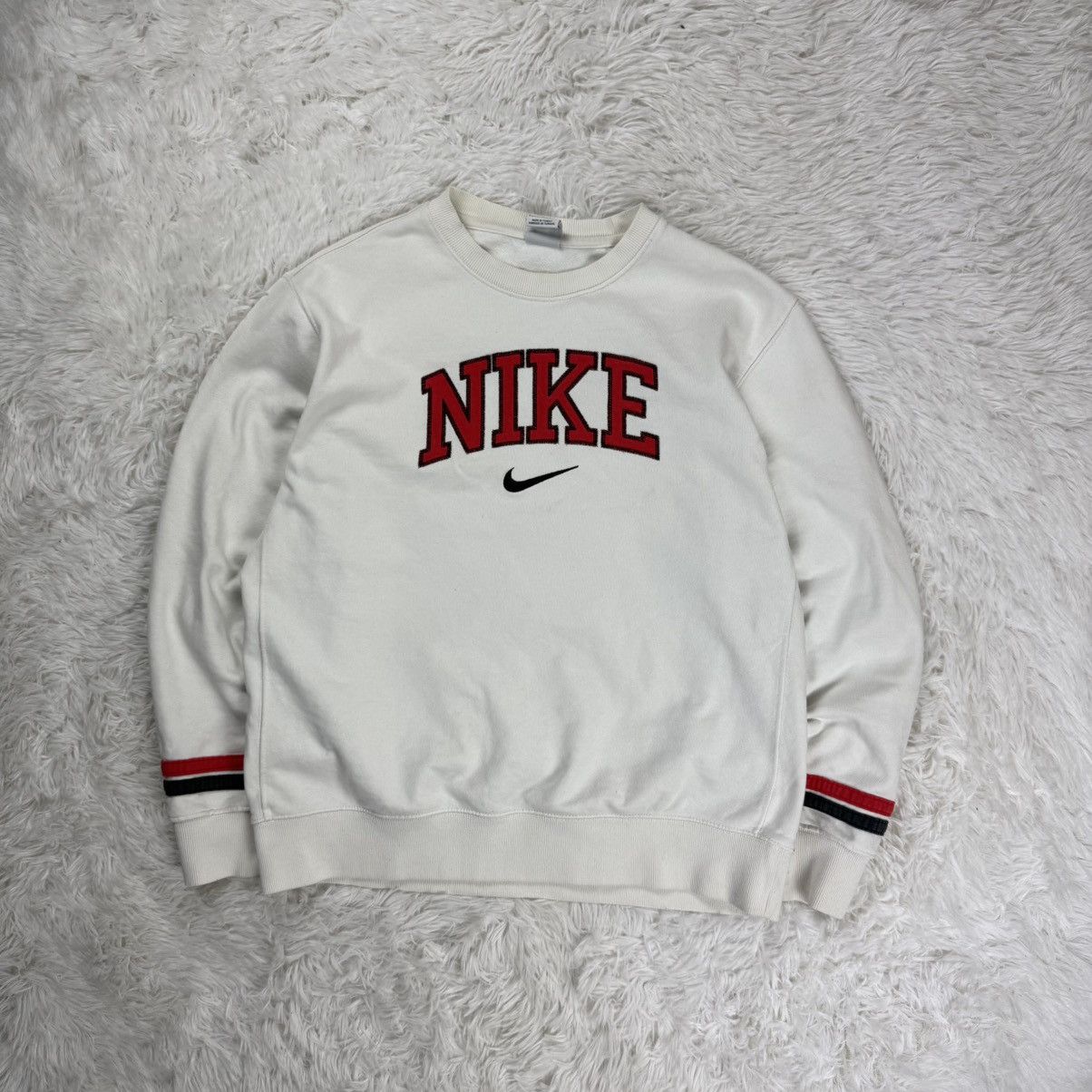 Nike Nike Sweatshirt Big Central Logo M Streetwear Drill Y2K Size US M / EU 48-50 / 2 - 1 Thumbnail