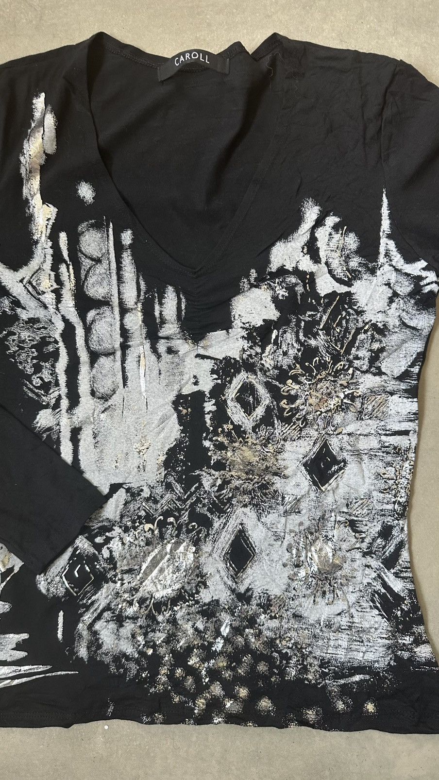 Japanese Brand CAROLL ART LS TEE Size US S / EU 44-46 / 1 - 2 Thumbnail