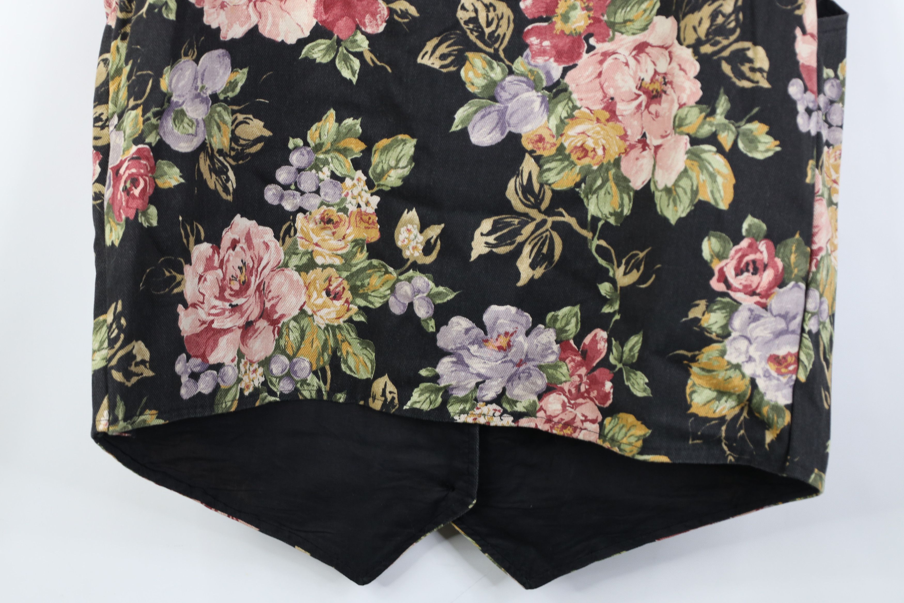 Vintage Vintage 90s Streetwear Flower Floral Button Vest Jacket Size XL / US 12-14 / IT 48-50 - 12 Thumbnail