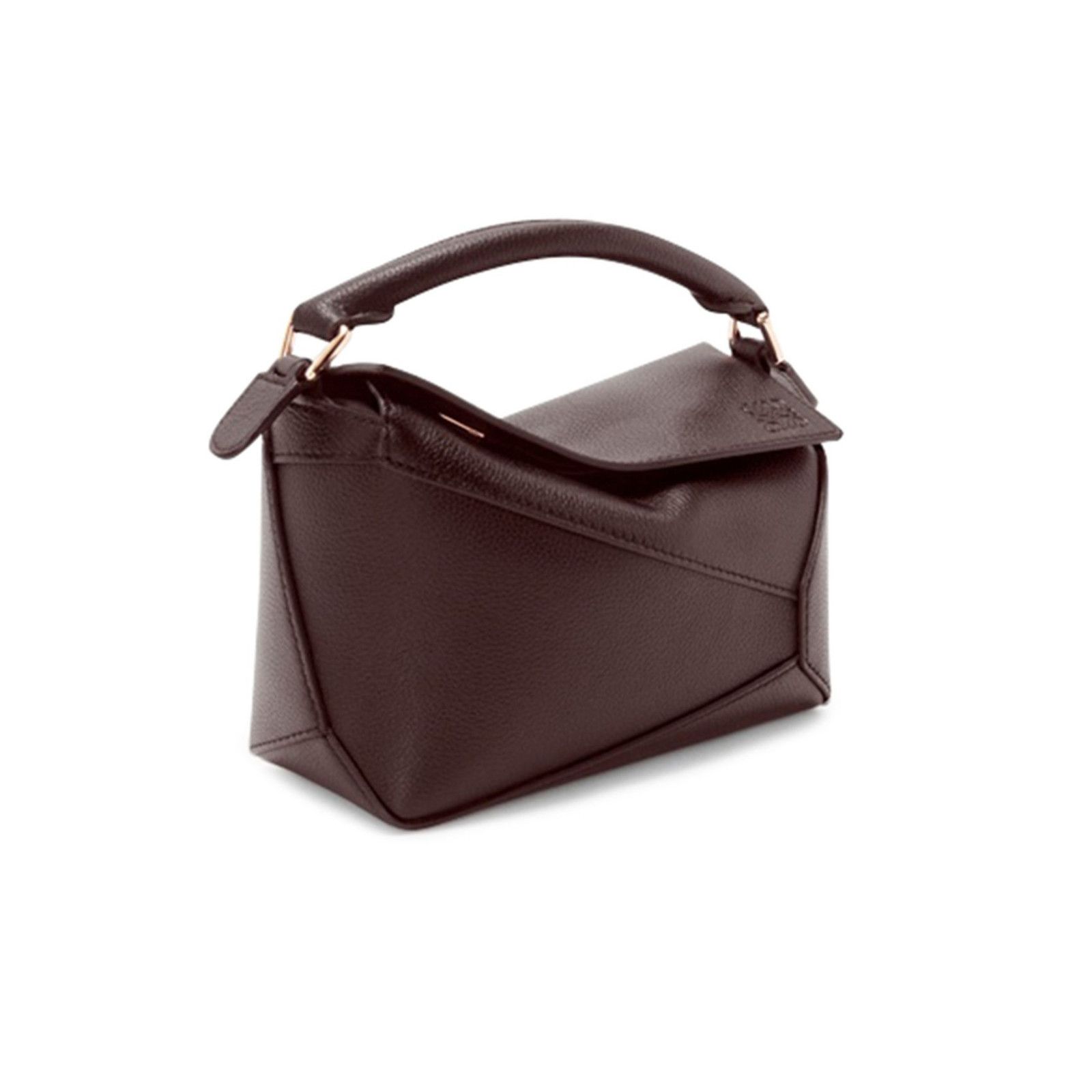 Loewe LOEWE Puzzle Edge Mini Dark Brownie Leather Handbag New & Au Size ONE SIZE - 2 Thumbnail