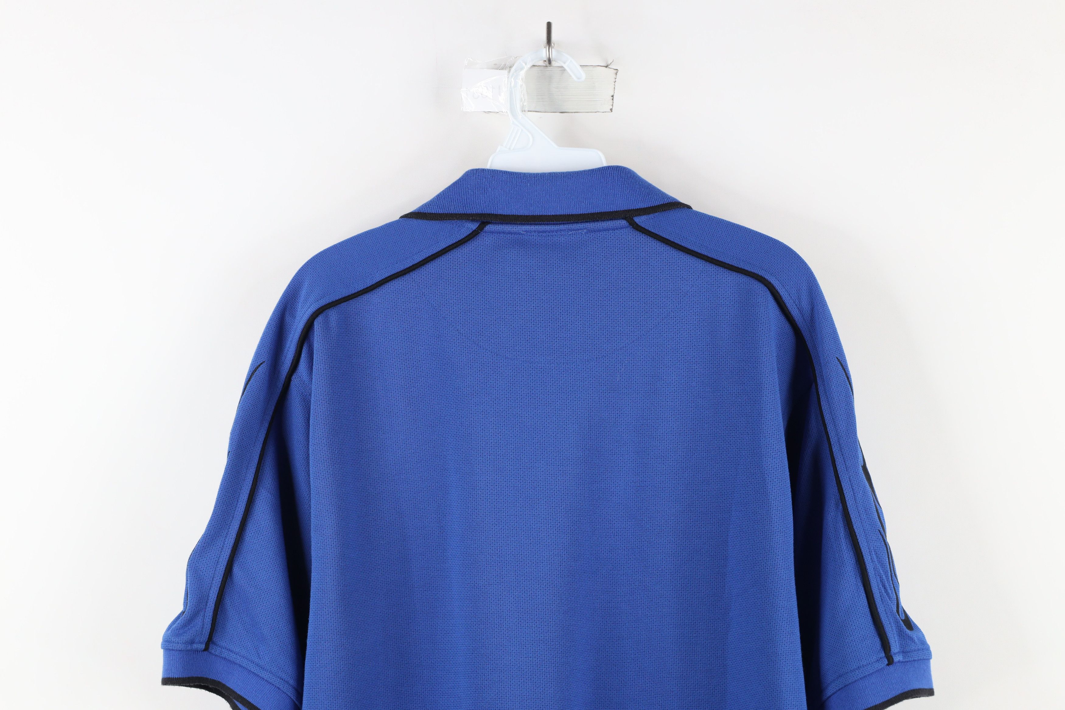 Vintage Vintage Ford Motor Co Mustang Collared Polo Shirt Blue Size US M / EU 48-50 / 2 - 10 Thumbnail