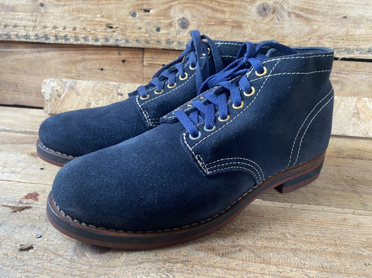 Visvim Visvim bigadier mid folk blue suede boots sz US 8 Size US 8 / EU 41 - 4 Thumbnail
