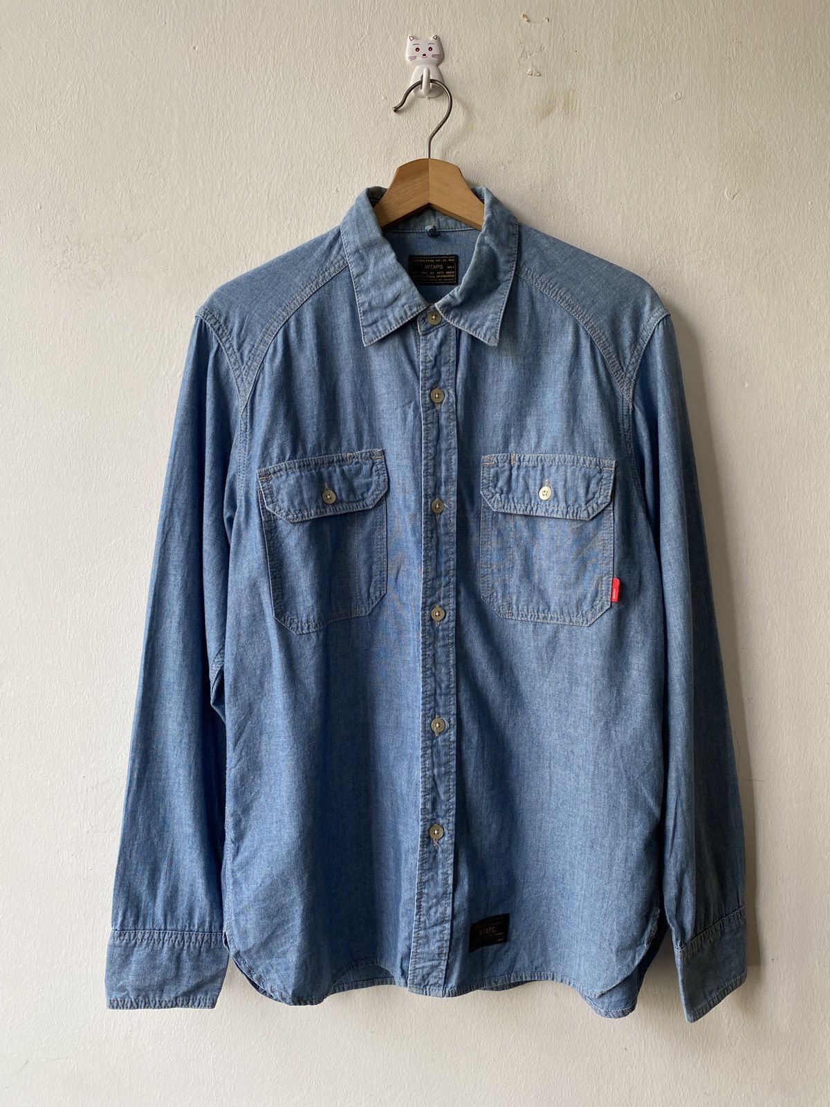 Japanese Brand × Wtaps 14AW WTAPS Japan Double Pocket Button Up Shirt Size US M / EU 48-50 / 2 - 3 Thumbnail