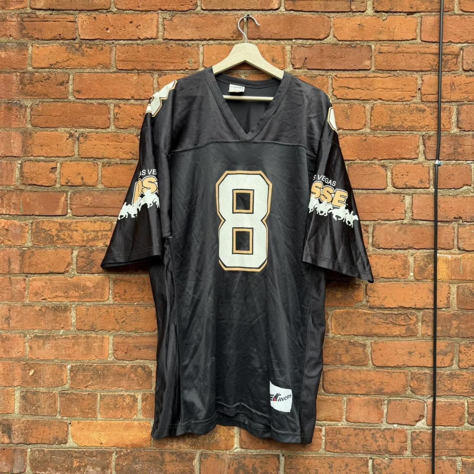 Other Vintage Las Vegas posse Carlos Huerta CFL ravens jersey 90s Size US XL / EU 56 / 4 - 1 Thumbnail