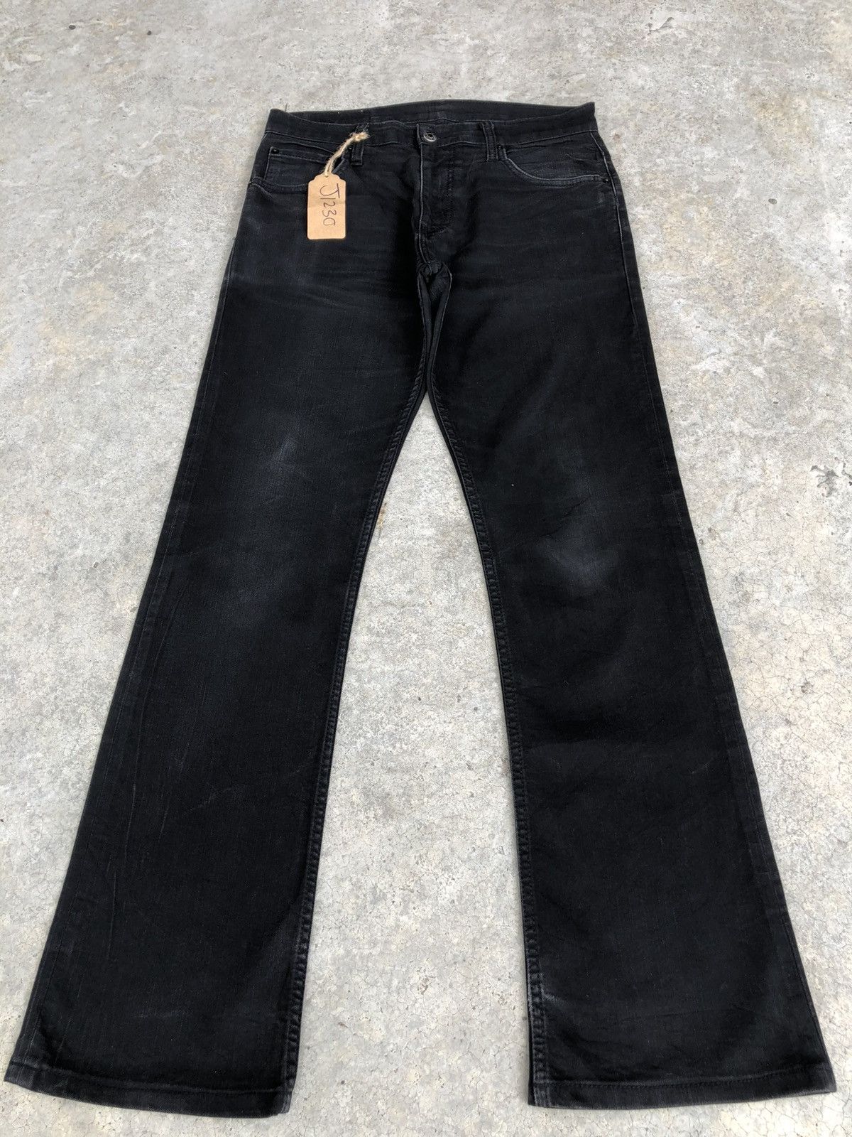 If Six Was Nine Y2k Levi’s Flared Jeans Distressed Denim 507 Size US 32 / EU 48 - 1 Thumbnail
