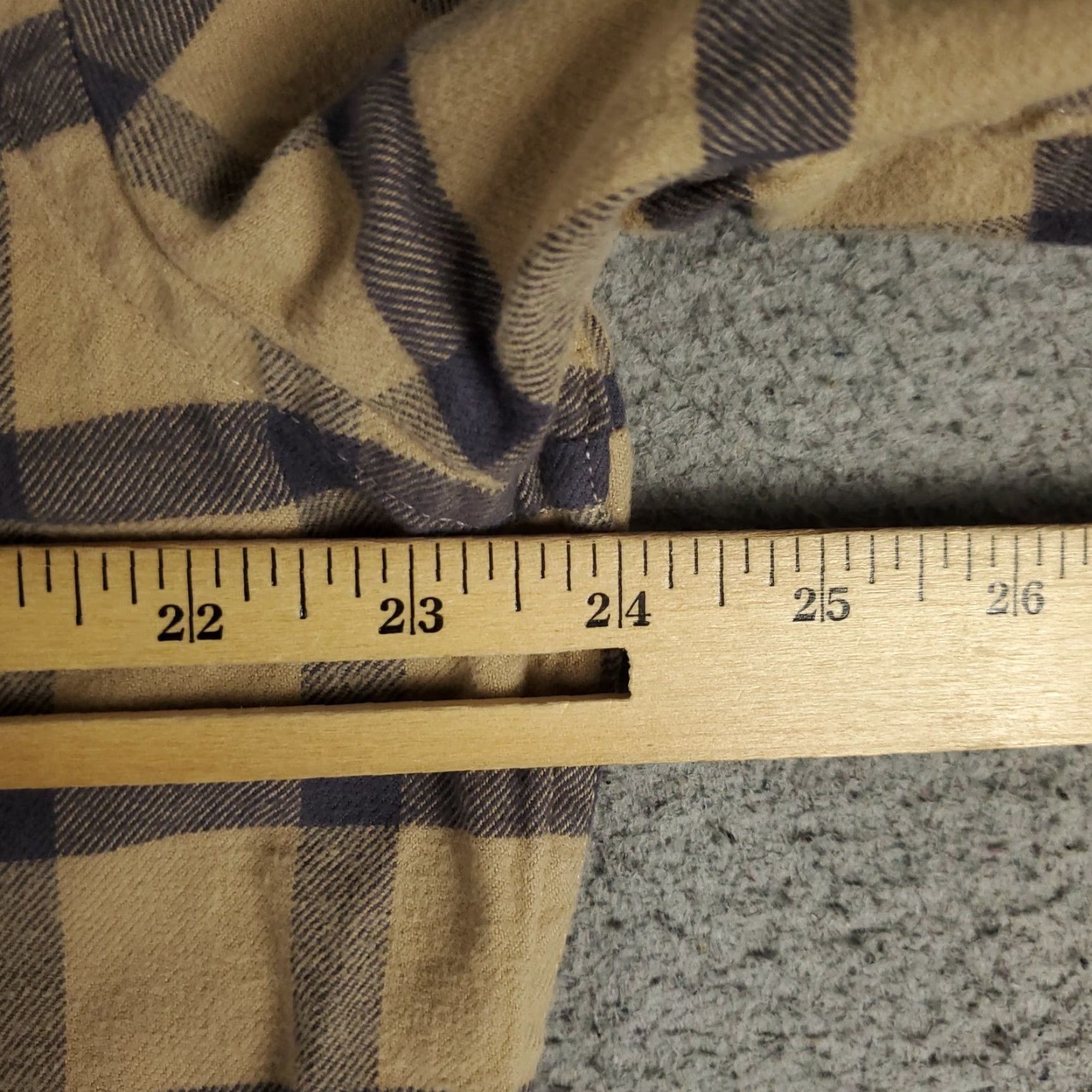 UNTUCKit UNTUCKit Shirt Mens XL Beige Check Flannel Casual Button Up Long Sleeve Size US XL / EU 56 / 4 - 5 Thumbnail