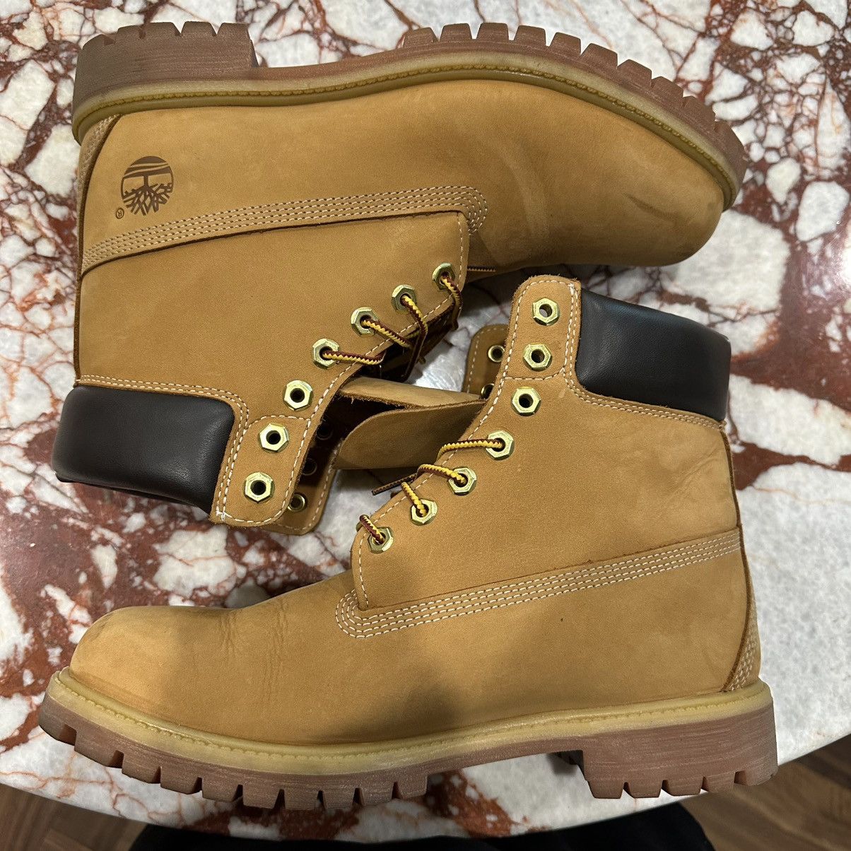 Timberland 9.5 / Woven Timberland 6” premium boots | Grailed