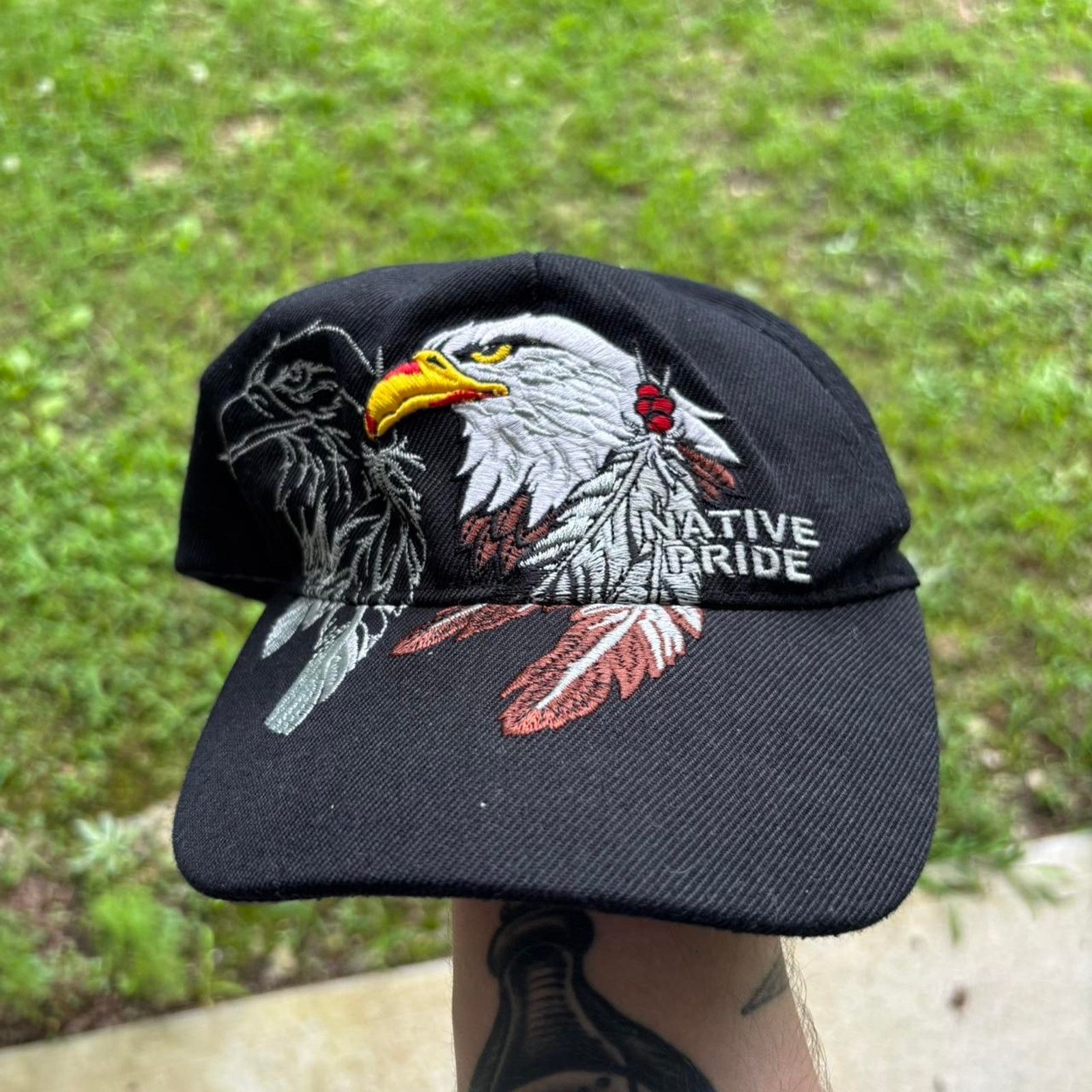 American Retro × Vintage 90s Native Pride Hat Size ONE SIZE - 1 Thumbnail