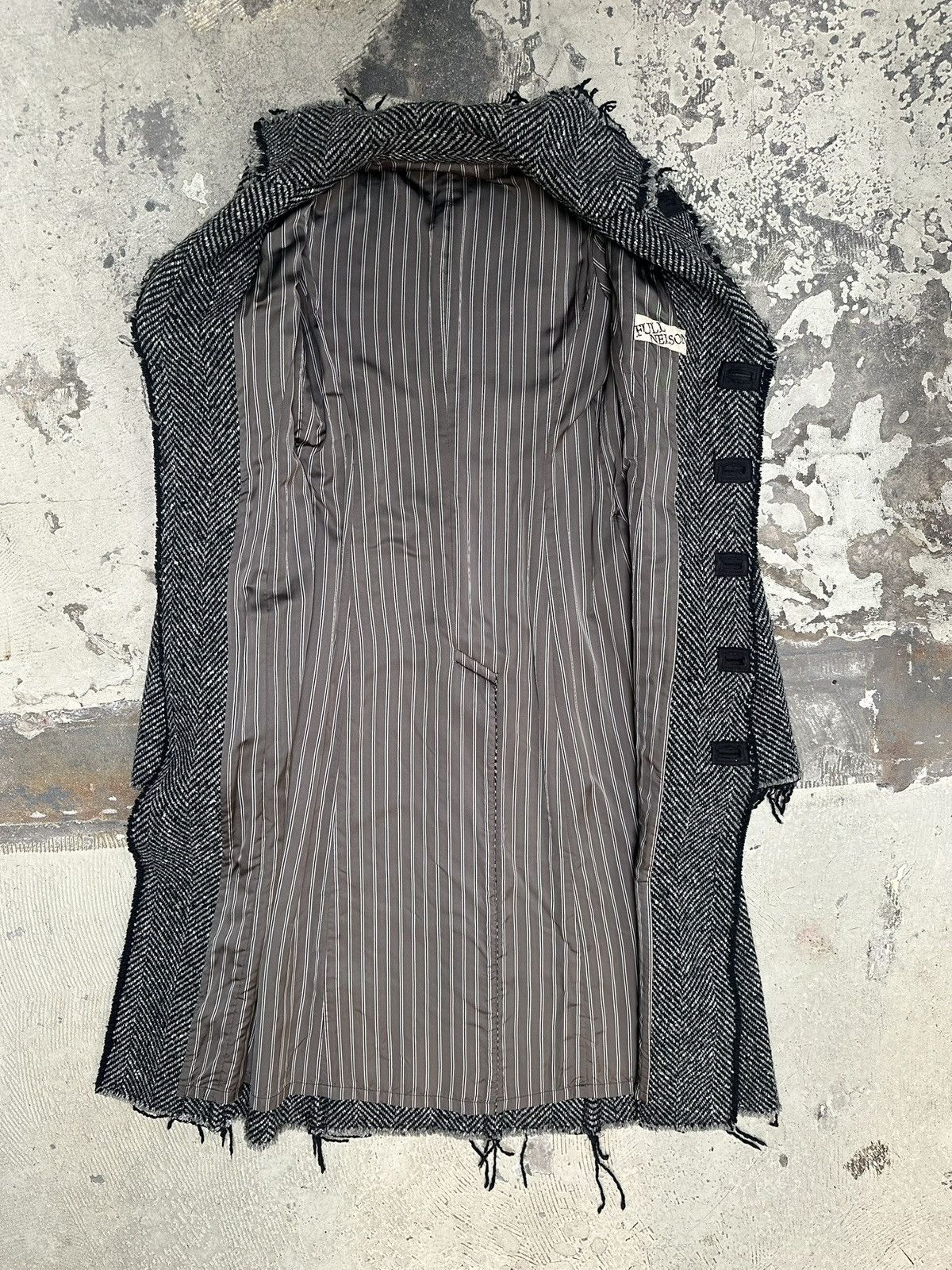 Japanese Brand Japanese designer Full Nelson Distressed wool long coat Size M / US 6-8 / IT 42-44 - 4 Thumbnail