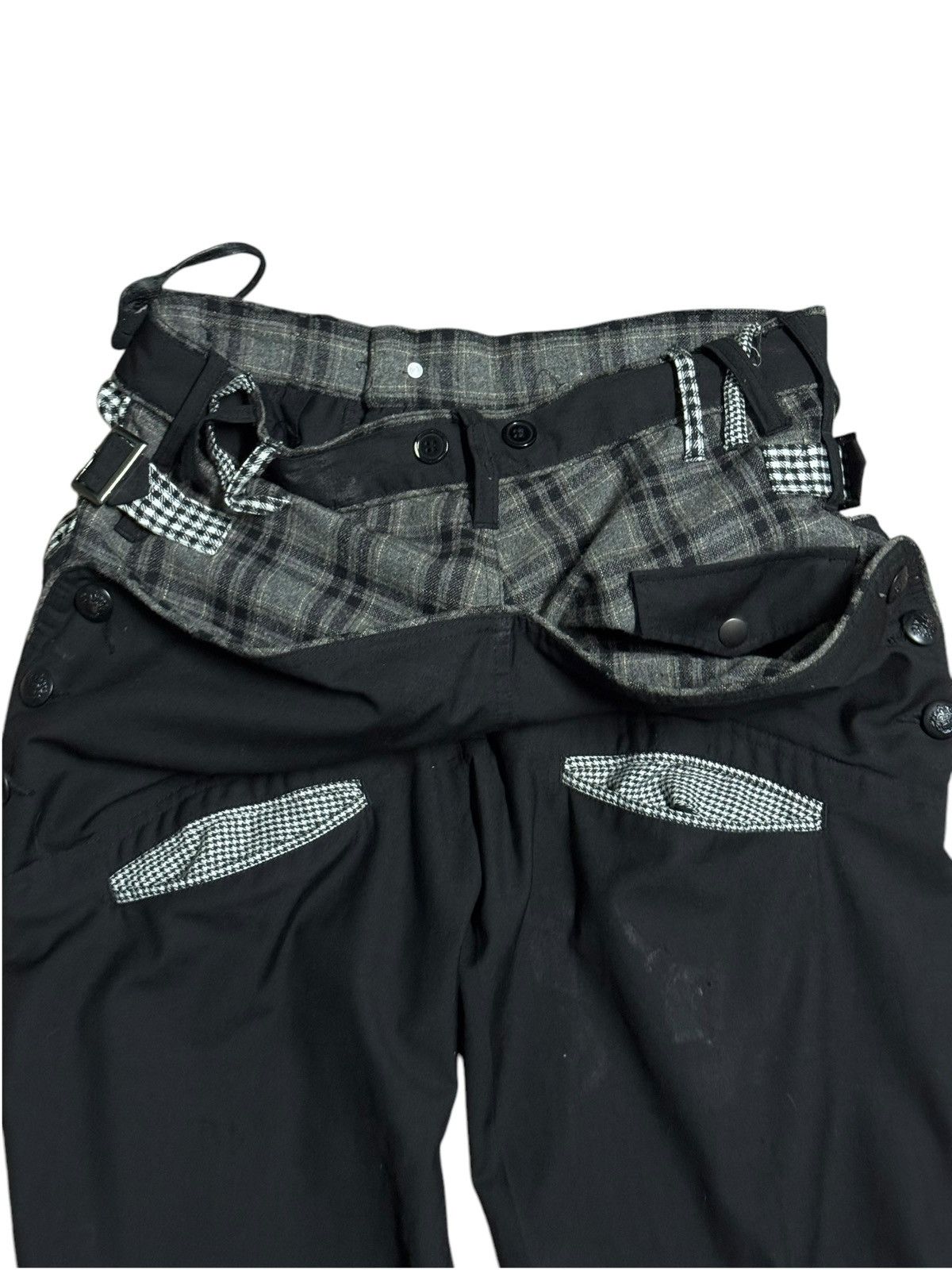 If Six Was Nine 💥PUNK GOTHIC DOUBLE WAIST BONDAGE Y2K LGB AVANT GARDE STYLE Size US 32 / EU 48 - 4 Thumbnail
