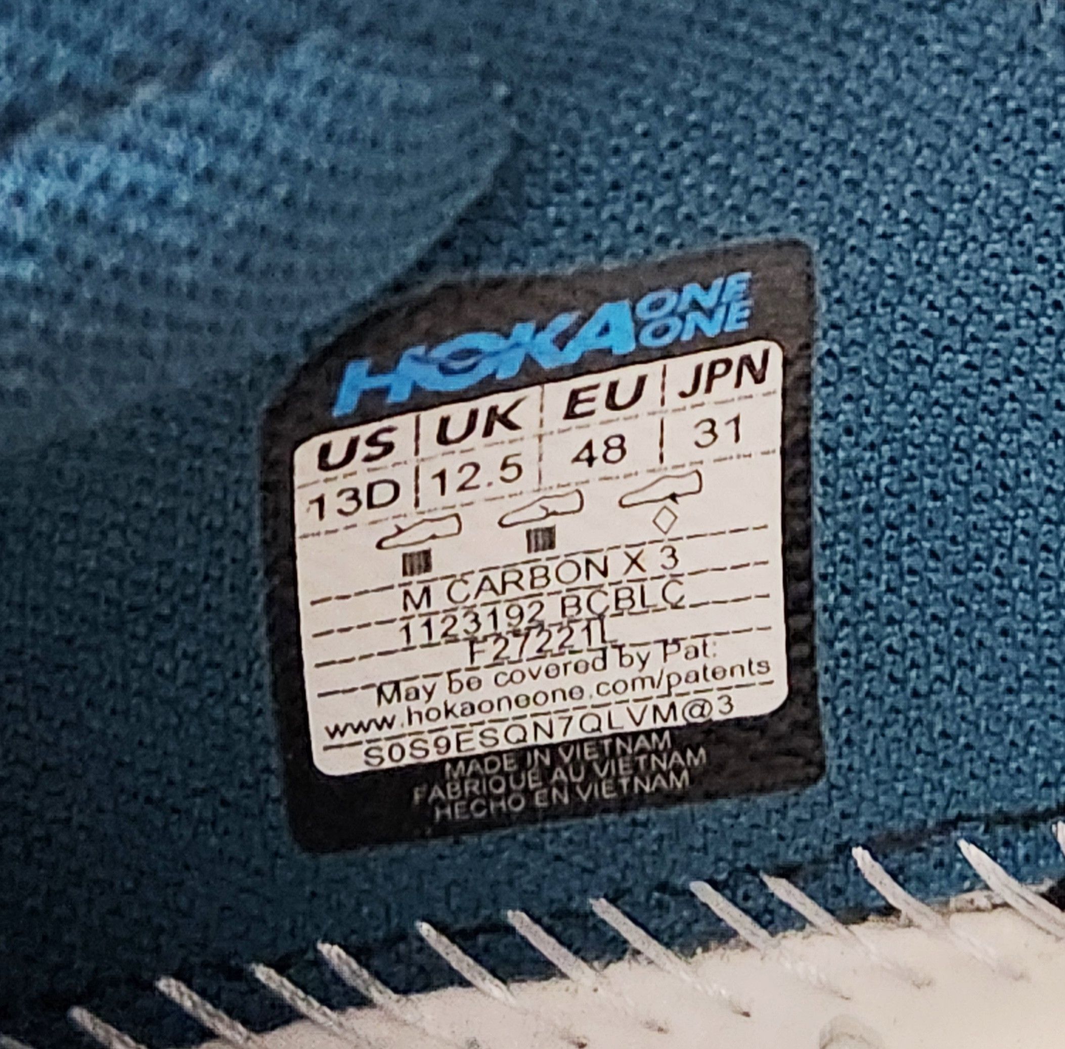 Hoka Hoka One One Carbon X 3 multicolor 13 Running Shoes 1123192 Size US 13 / EU 46 - 17 Thumbnail