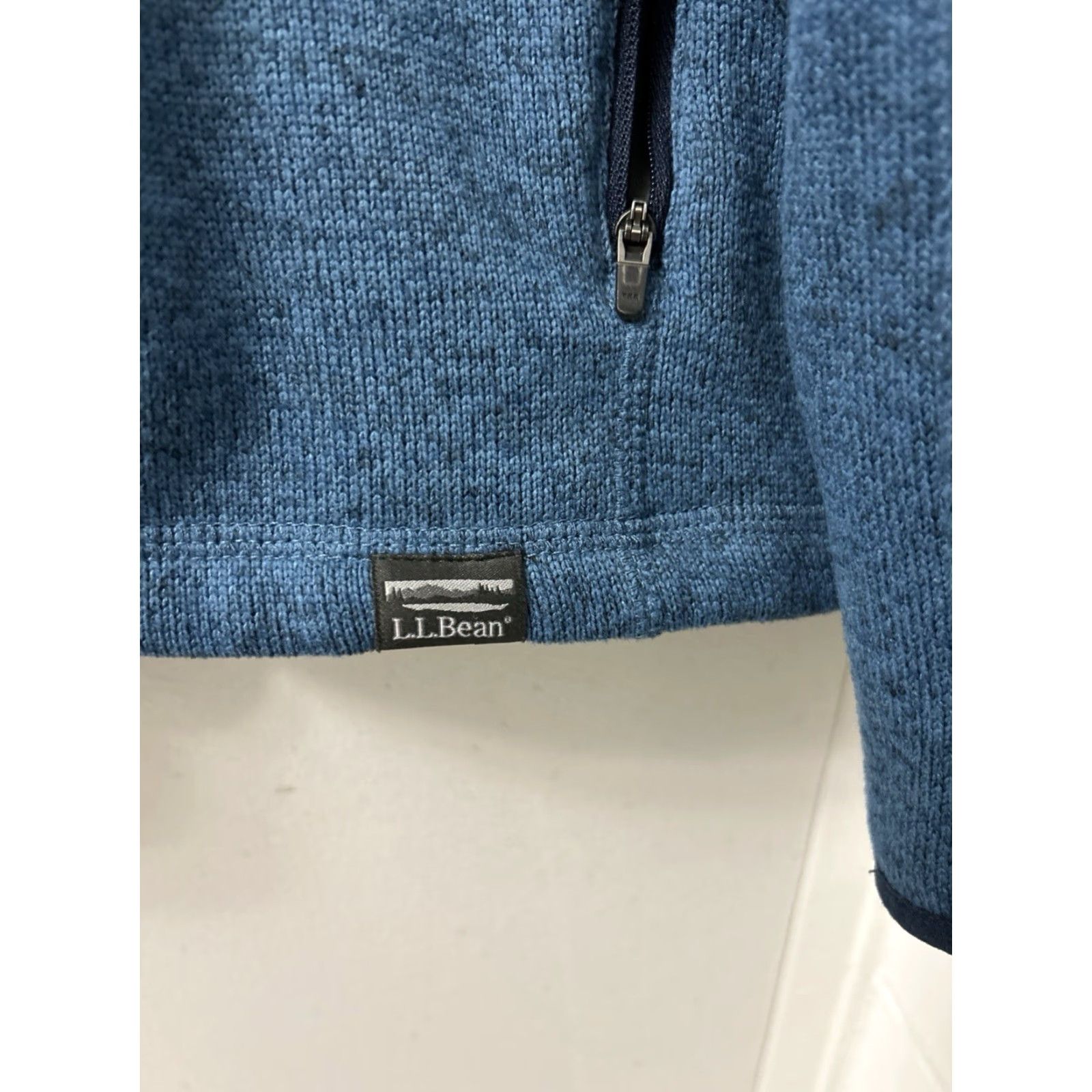 Vintage L.L. Bean Sweater Fleece Jacket Mens XL Blue Full Zip Size US XL / EU 56 / 4 - 4 Thumbnail