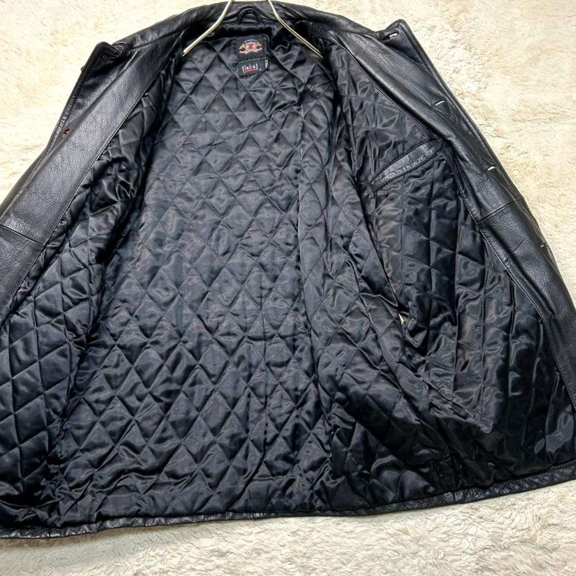 Vintage VINTAGE ixi:z Leather Jacket Ixi Z Sheepskin Men'S L Size Black Size US L / EU 52-54 / 3 - 4 Thumbnail