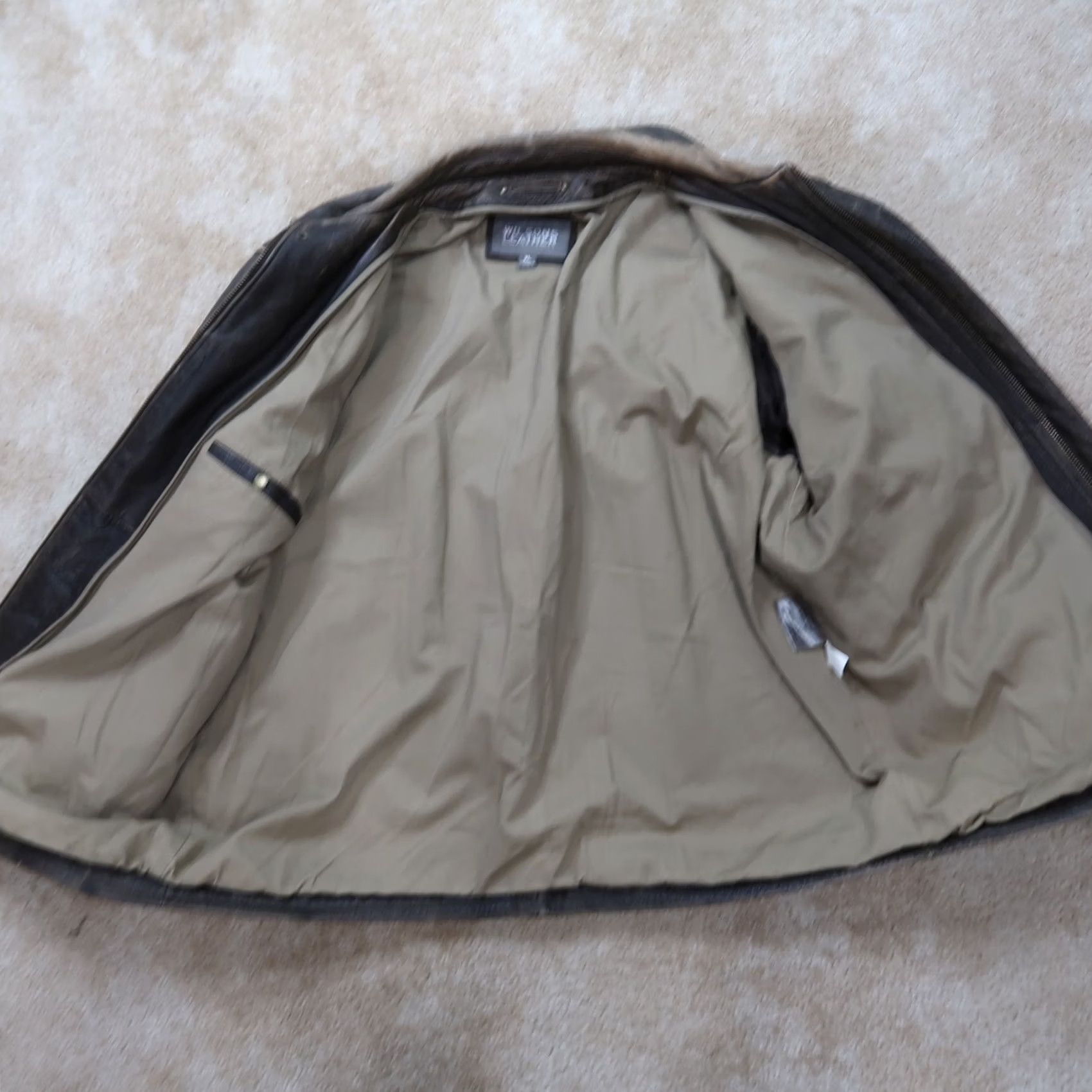 Vintage VINTAGE Wilsons Leather Jacket Men's XL Brown Full Zip Dean Winchester Supernatural 90s Classic Overcoat Size US XL / EU 56 / 4 - 2 Thumbnail
