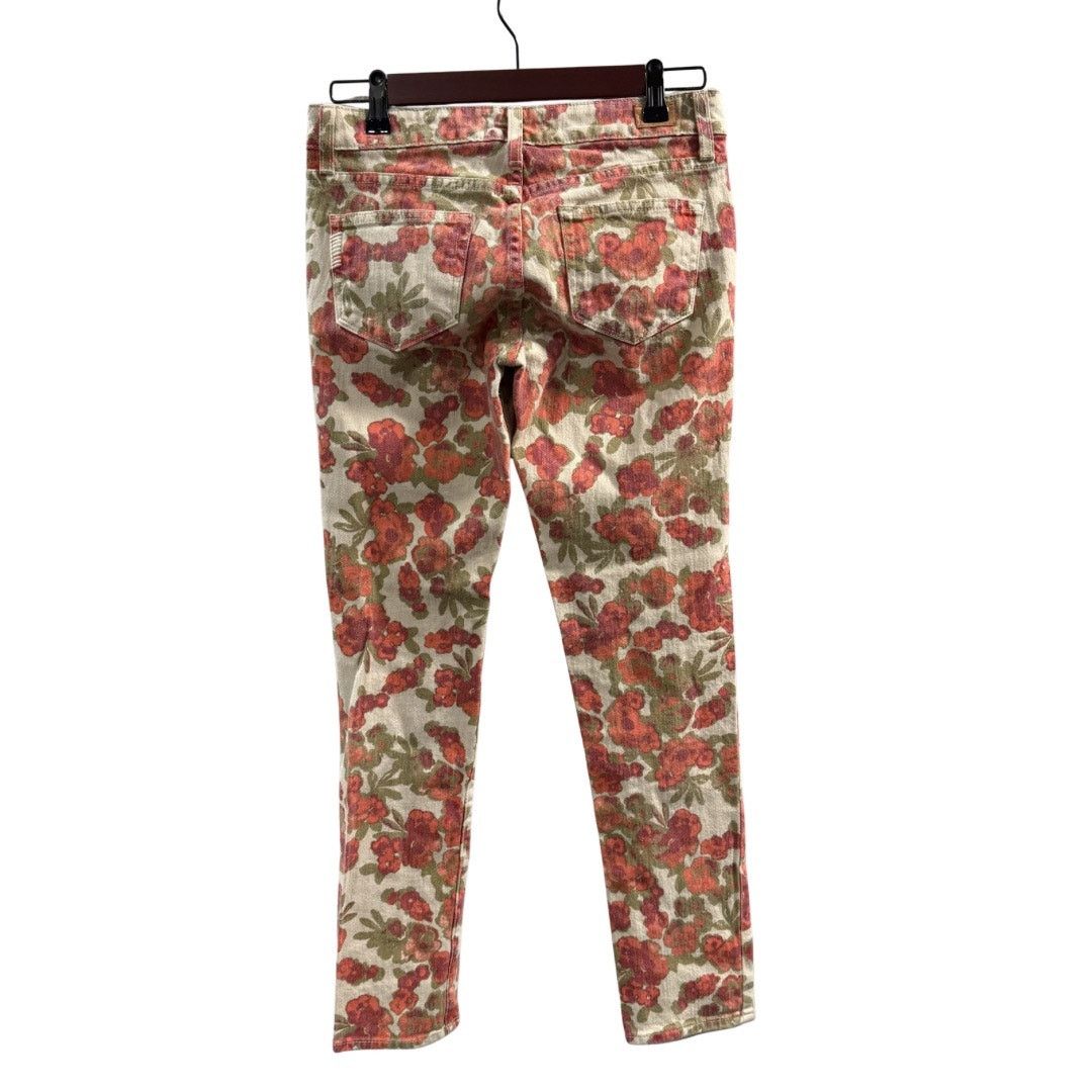 Paige Paige Women’s Floral Skyline Ankle Peg Jeans Size 26 Size 26" / US 2 / IT 38 - 2 Thumbnail