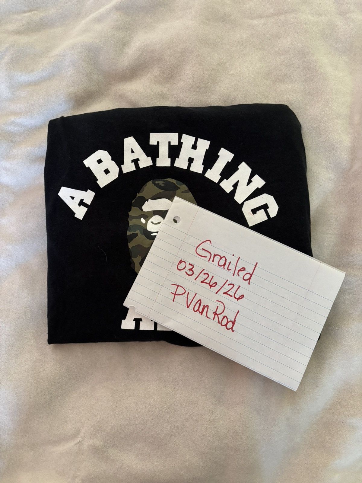 Bape Bape A Bathing Ape Men’s 1st Camo College T-Shirt Size US XXL / EU 58 / 5 - 11 Thumbnail