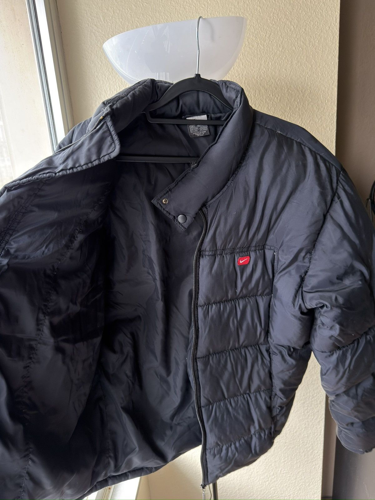 Vintage Nike vintage black down jacket puffer Size US L / EU 52-54 / 3 - 4 Thumbnail