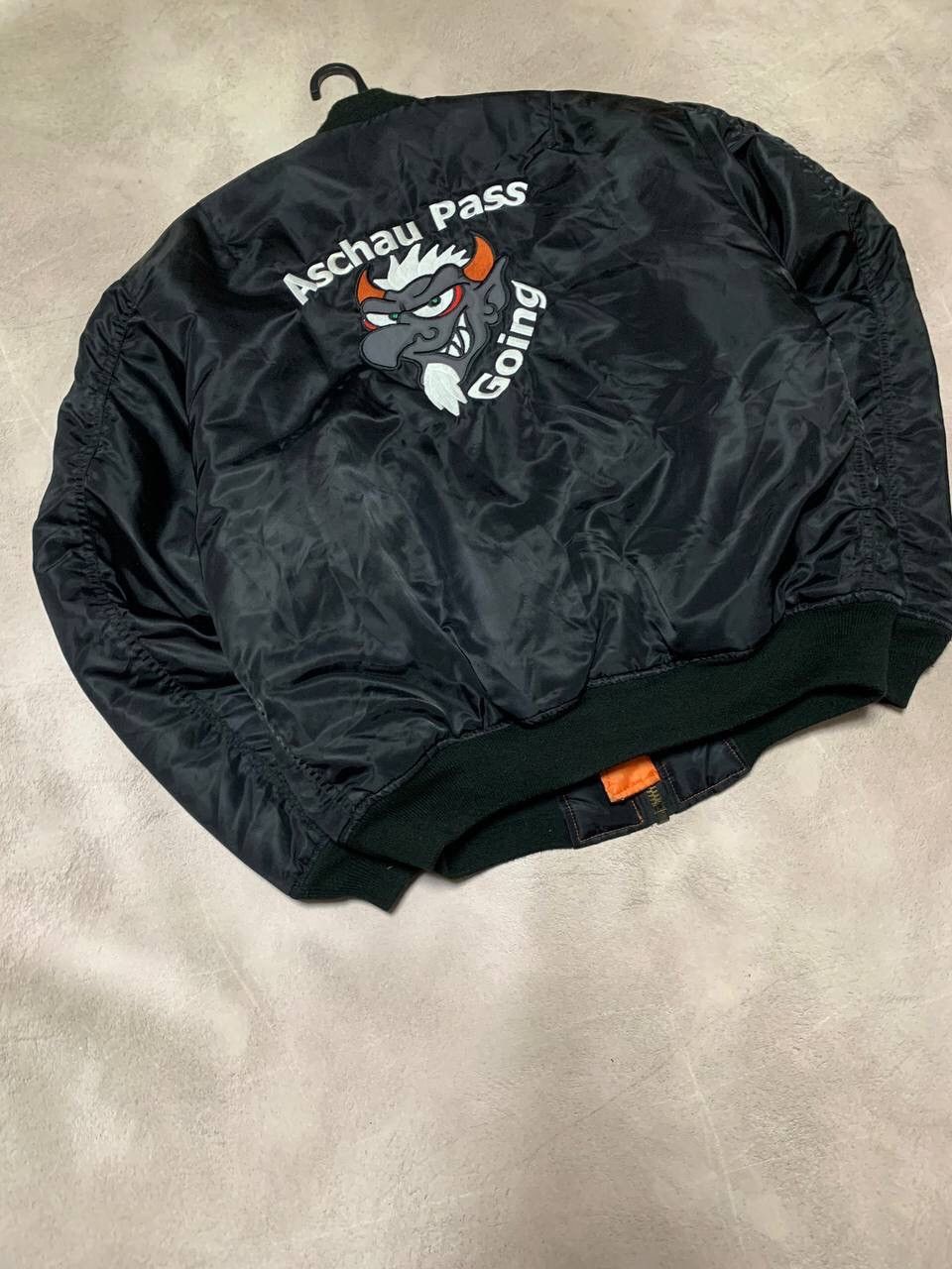 Other Vintage Delta Ind. “Aschau Pass Going” MA-1 Flyer Bomber Size US M / EU 48-50 / 2 - 2 Thumbnail