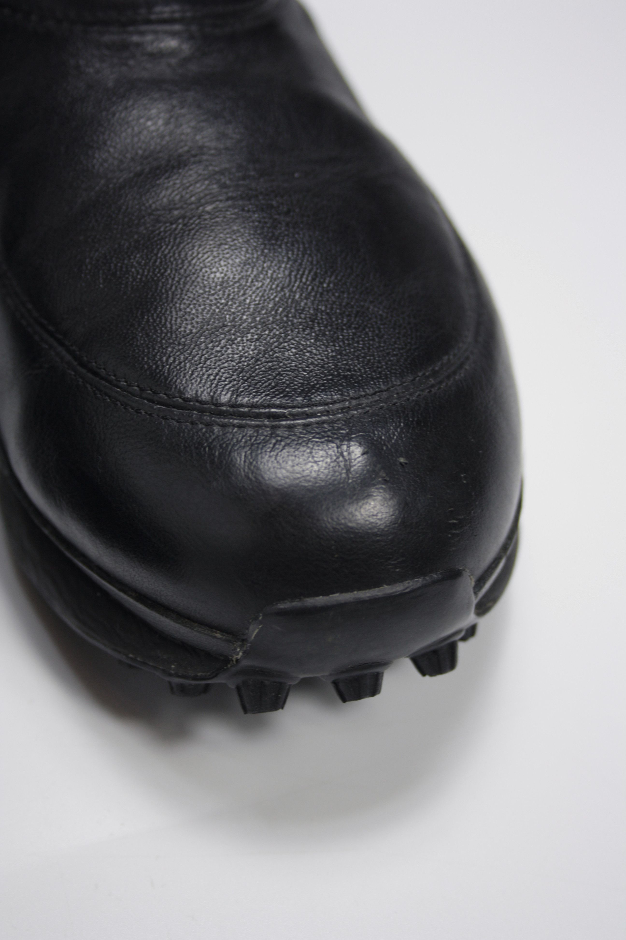 Adidas × Vintage Adidas Missy Elliott Y2K Leather Zip Knee Boots Shoes Size US 7 / IT 37 - 16 Thumbnail