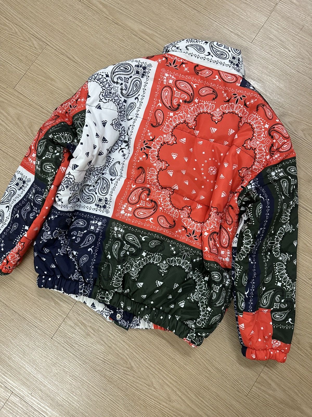 Designer Rare Beautiful Parody Kapital Bandana/Paisley Puffer Jacket Size US S / EU 44-46 / 1 - 12 Thumbnail