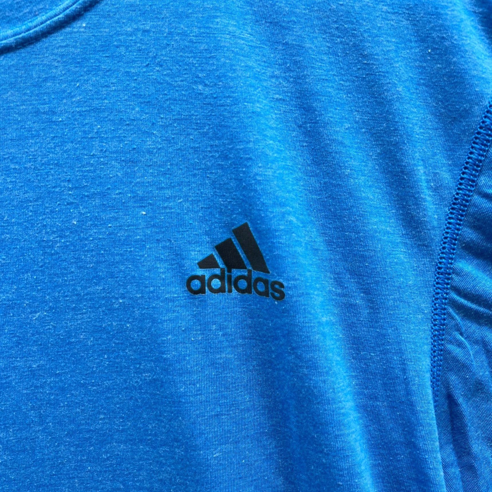 Adidas Adidas Shirt Mens Large Blue Ultimate Tee Crewneck Jersey Soccer Clima Lite Vintage Logo All Seasons Mens Size US L / EU 52-54 / 3 - 7 Thumbnail