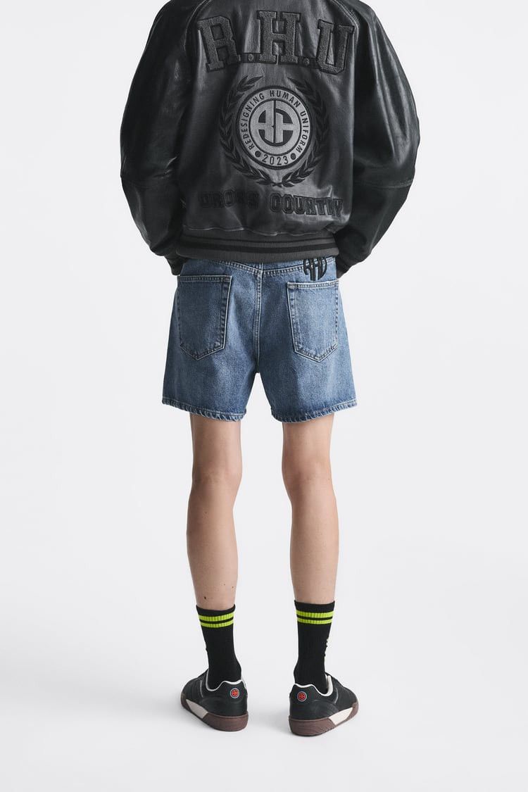 Rhude × Zara RHUDE x Zara NEW Denim Shorts logo size 32 Size US 32 / EU 48 - 8 Thumbnail