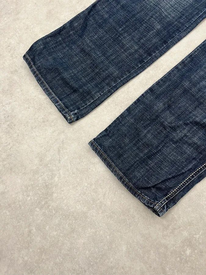 Marithe + Francois Girbaud 2000s Marithé + François Girbaud Blue Large Rebel Denim Jeans Size US 34 / EU 50 - 7 Thumbnail