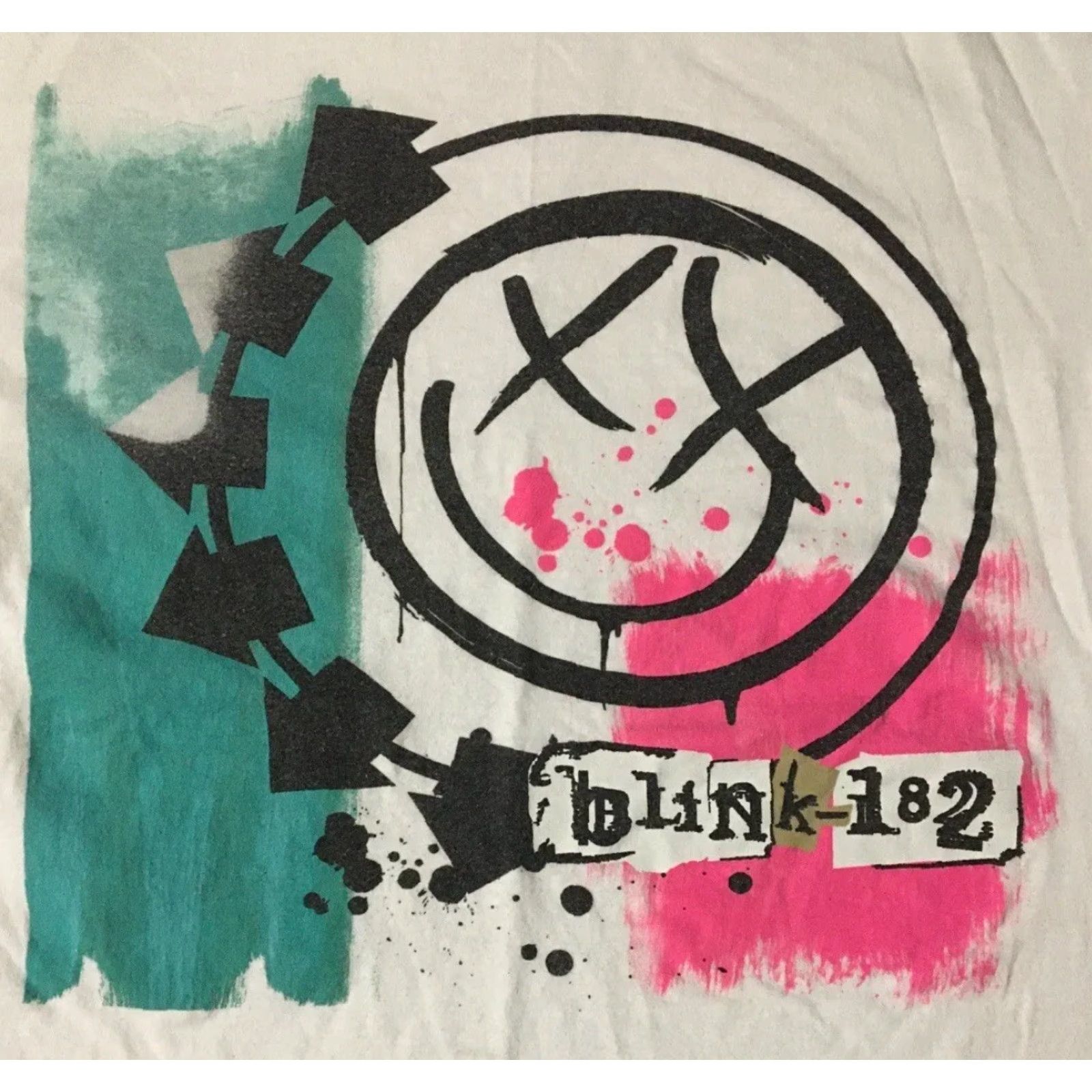 Vintage VINTAGE Blink 182 Faded Shirt S Punk Rock Music Tour Concert White Unisex Adults Small Smiley Face T-Shirt 80s 90s Grunge Punk Rock Band Size US S / EU 44-46 / 1 - 2 Thumbnail