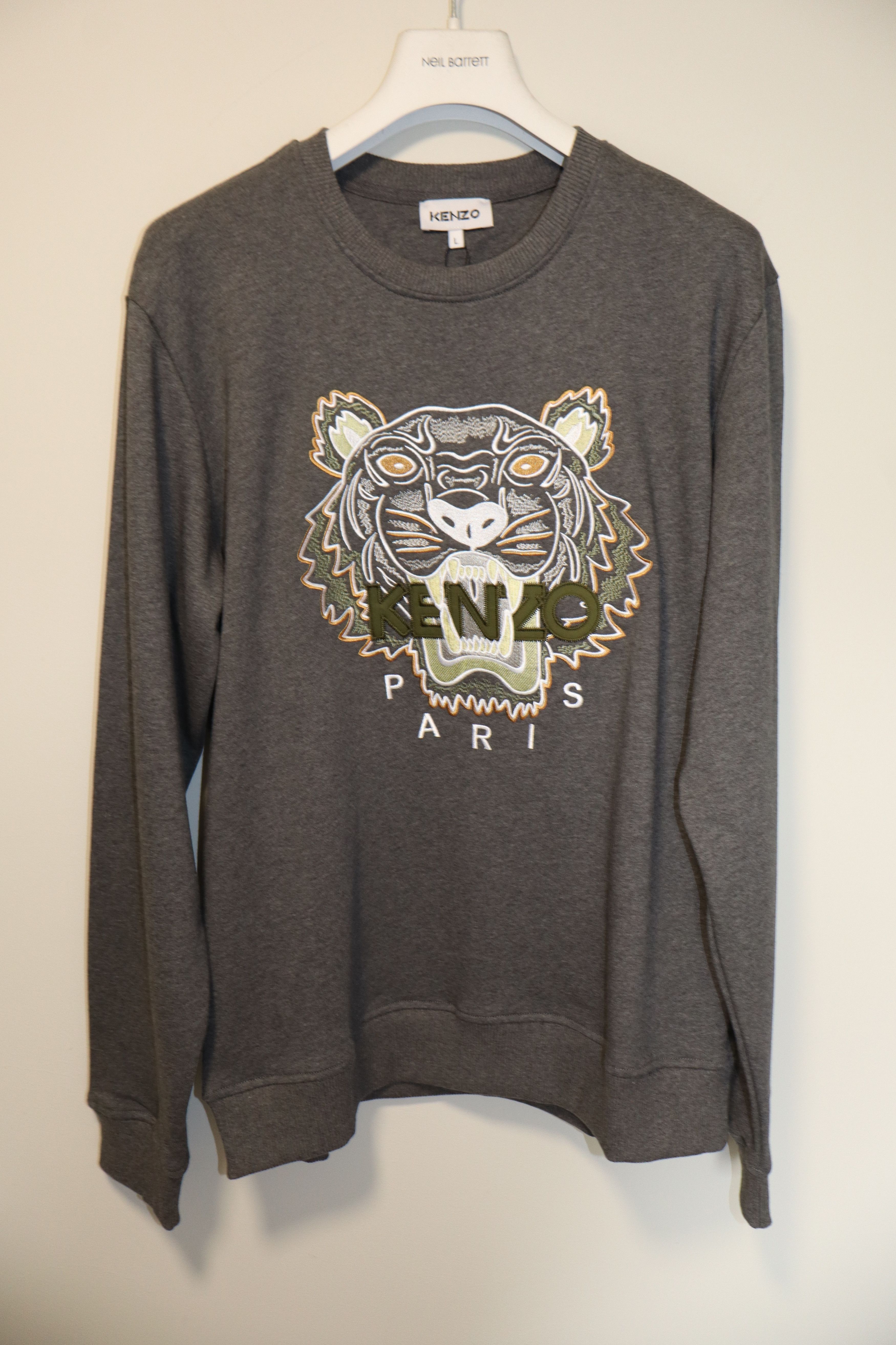 Kenzo Embroidered tiger sweatshirt Size US L / EU 52-54 / 3 - 1 Thumbnail
